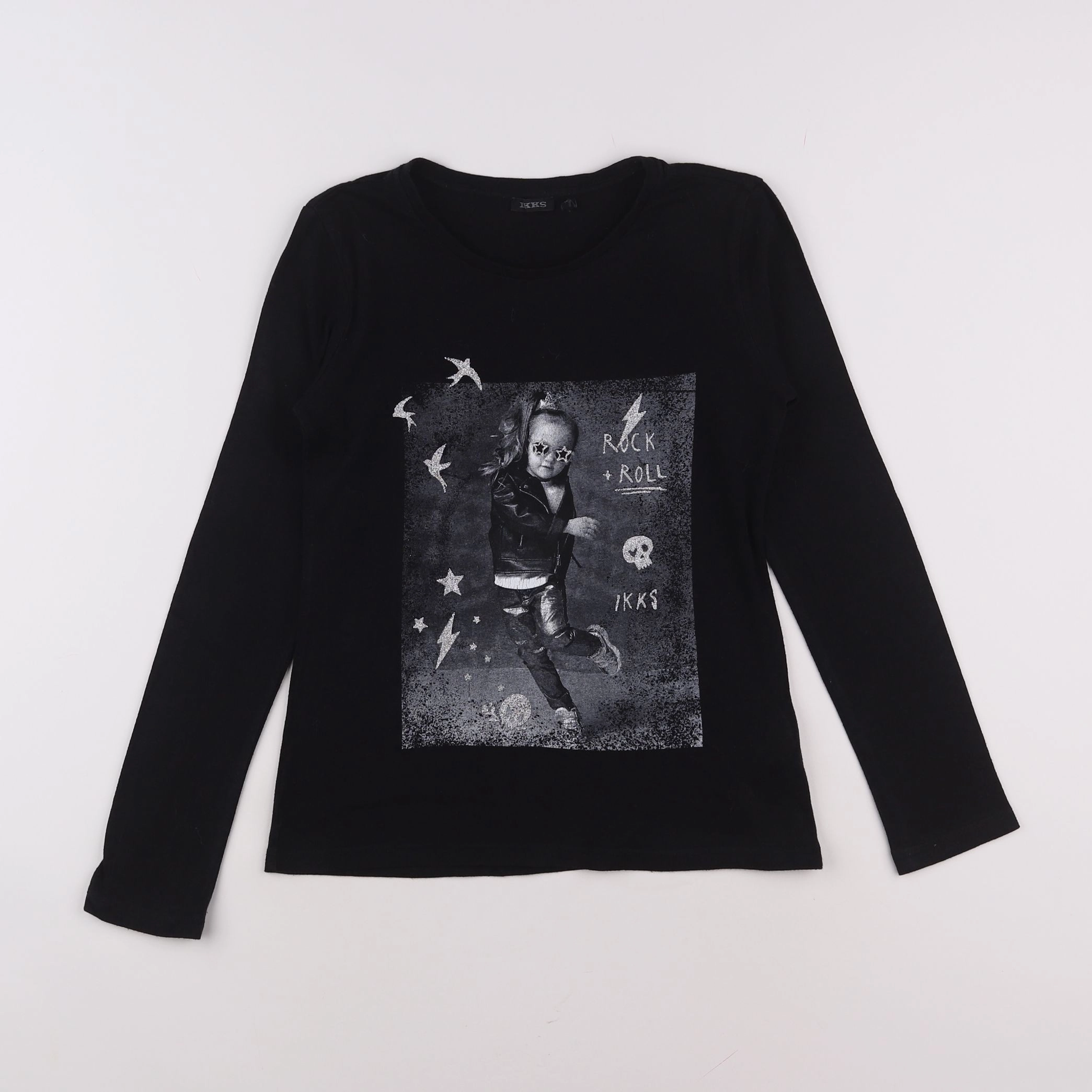 IKKS - tee-shirt noir - 10 ans