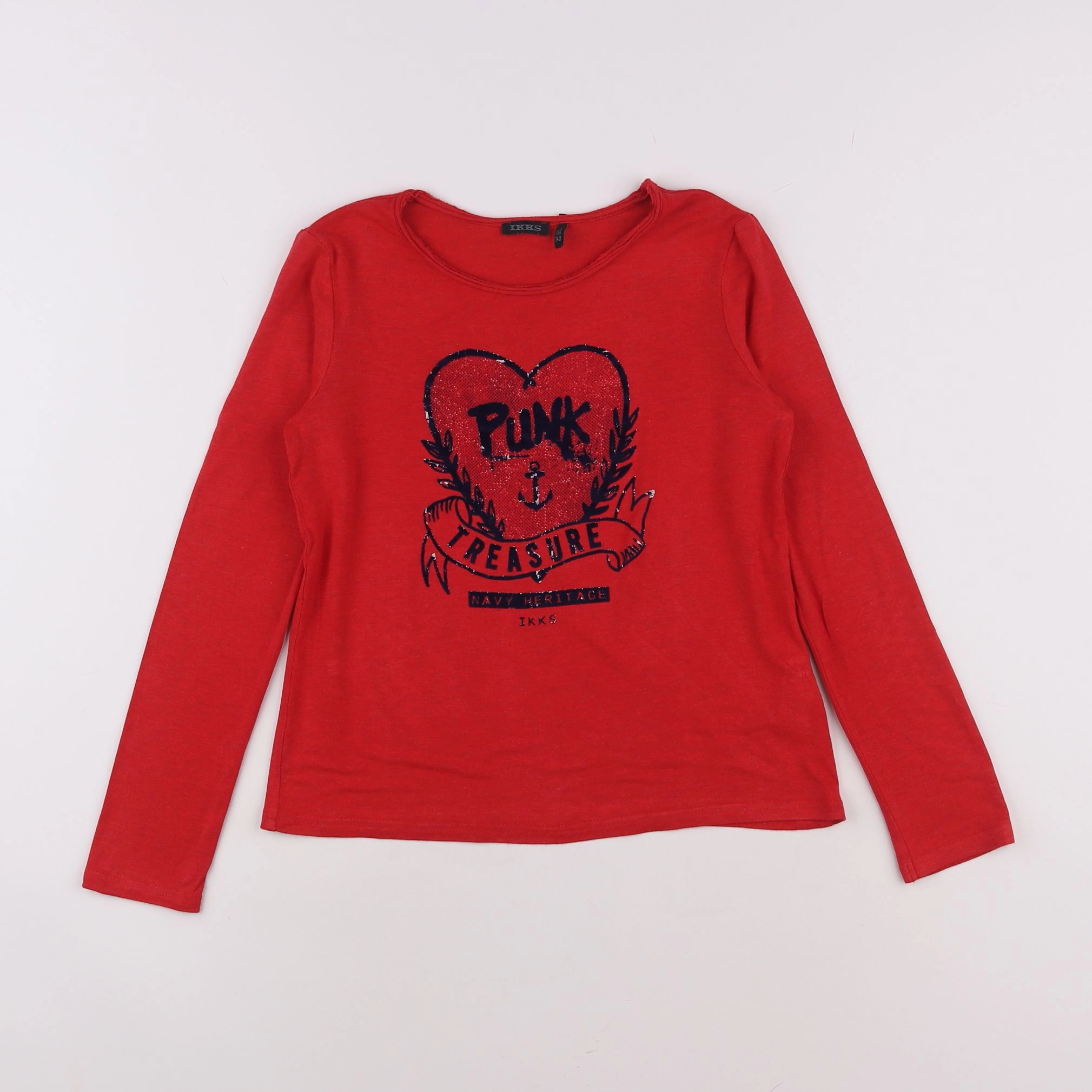 IKKS - tee-shirt rouge - 10 ans