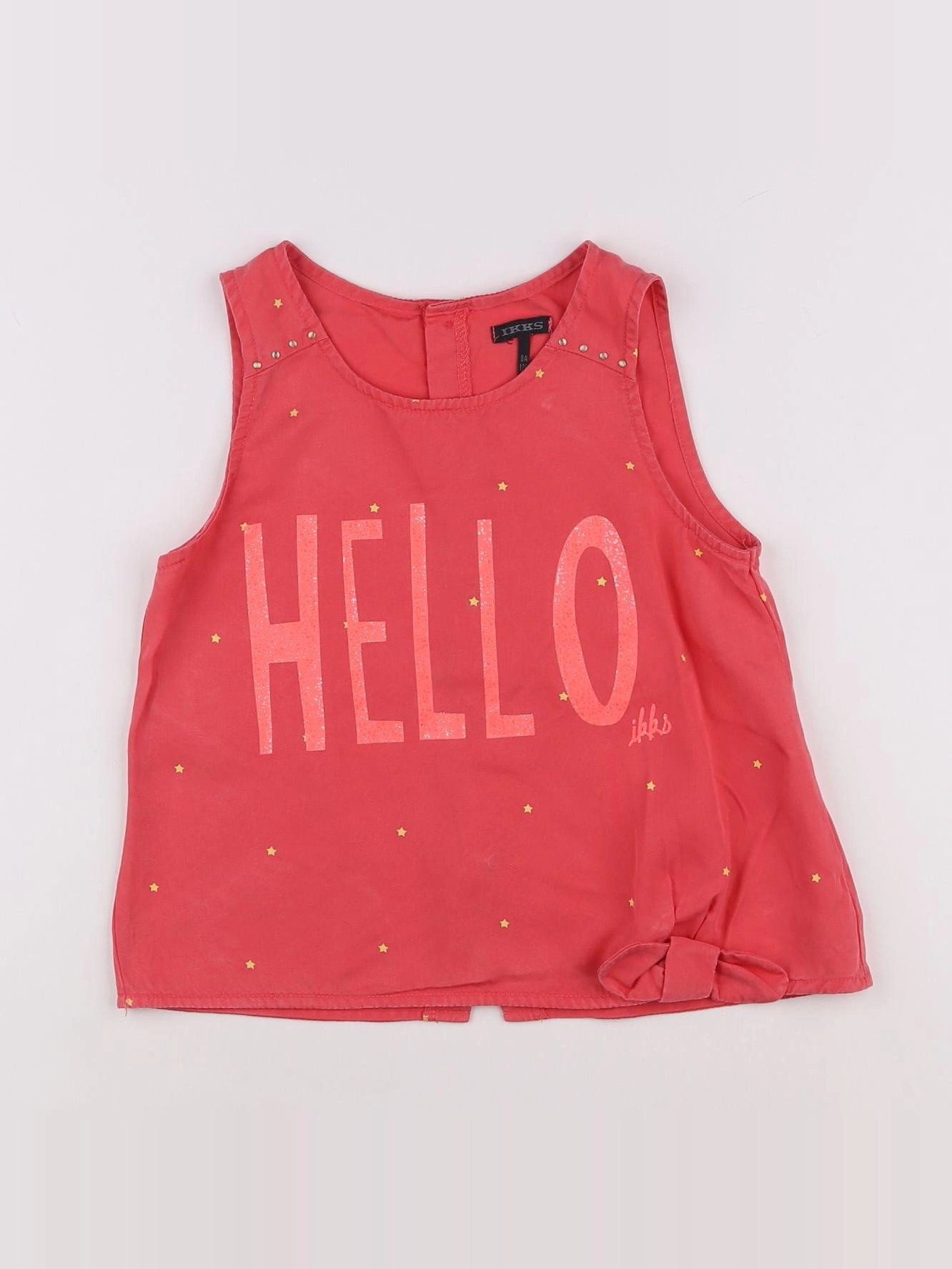 IKKS - blouse rose - 8 ans