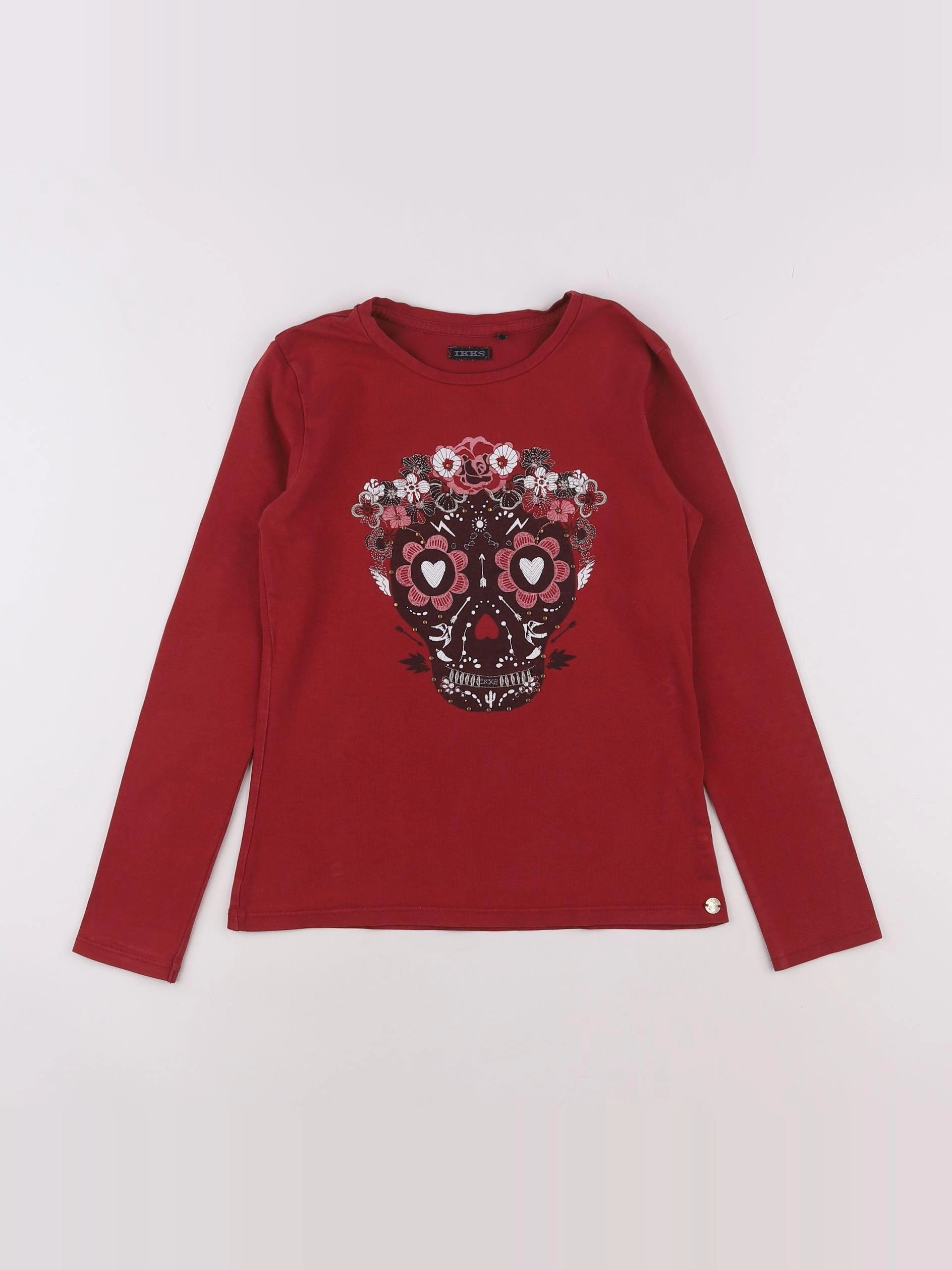 IKKS - tee-shirt rouge - 10 ans