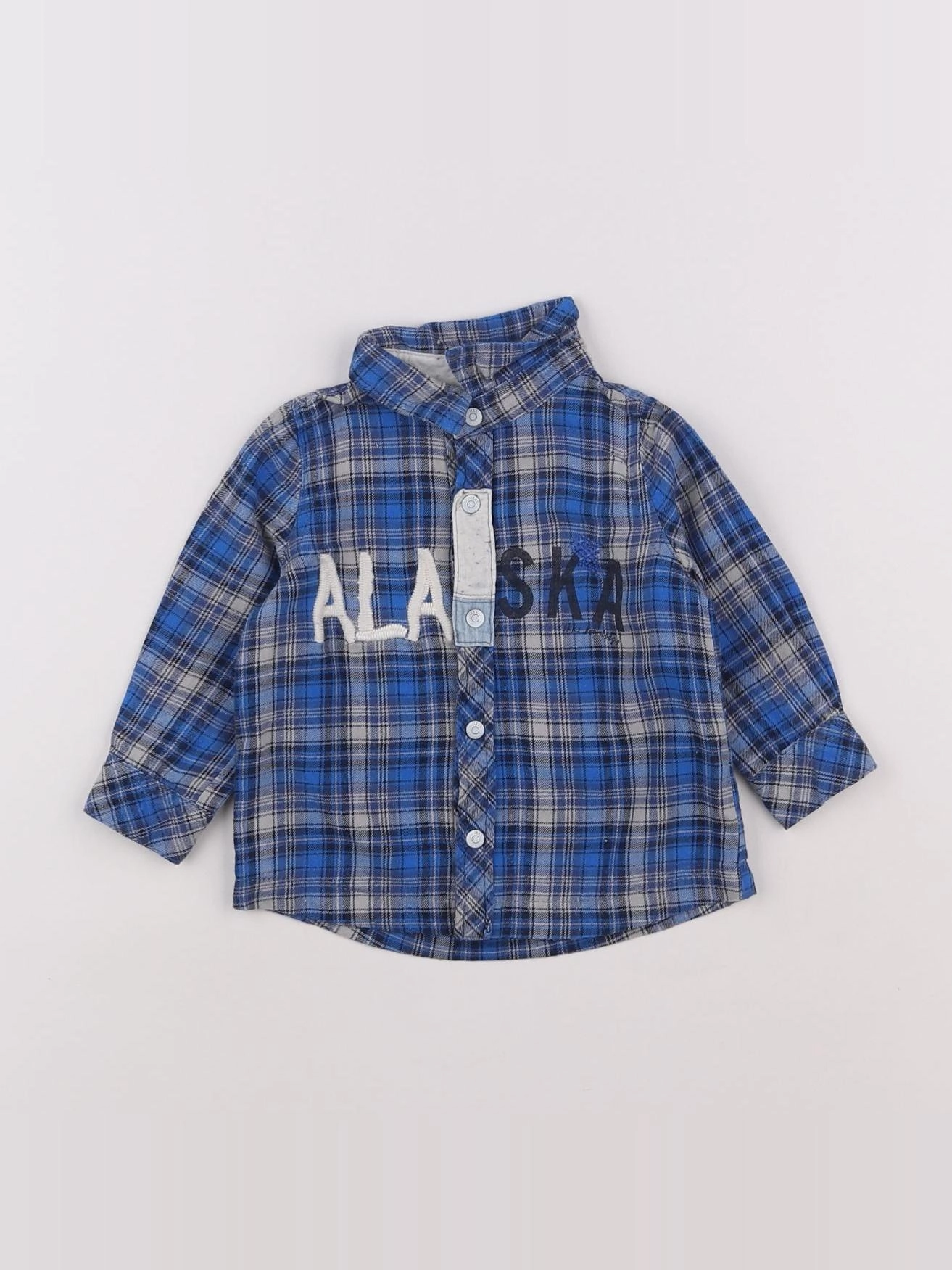 IKKS - chemise bleu - 6 mois