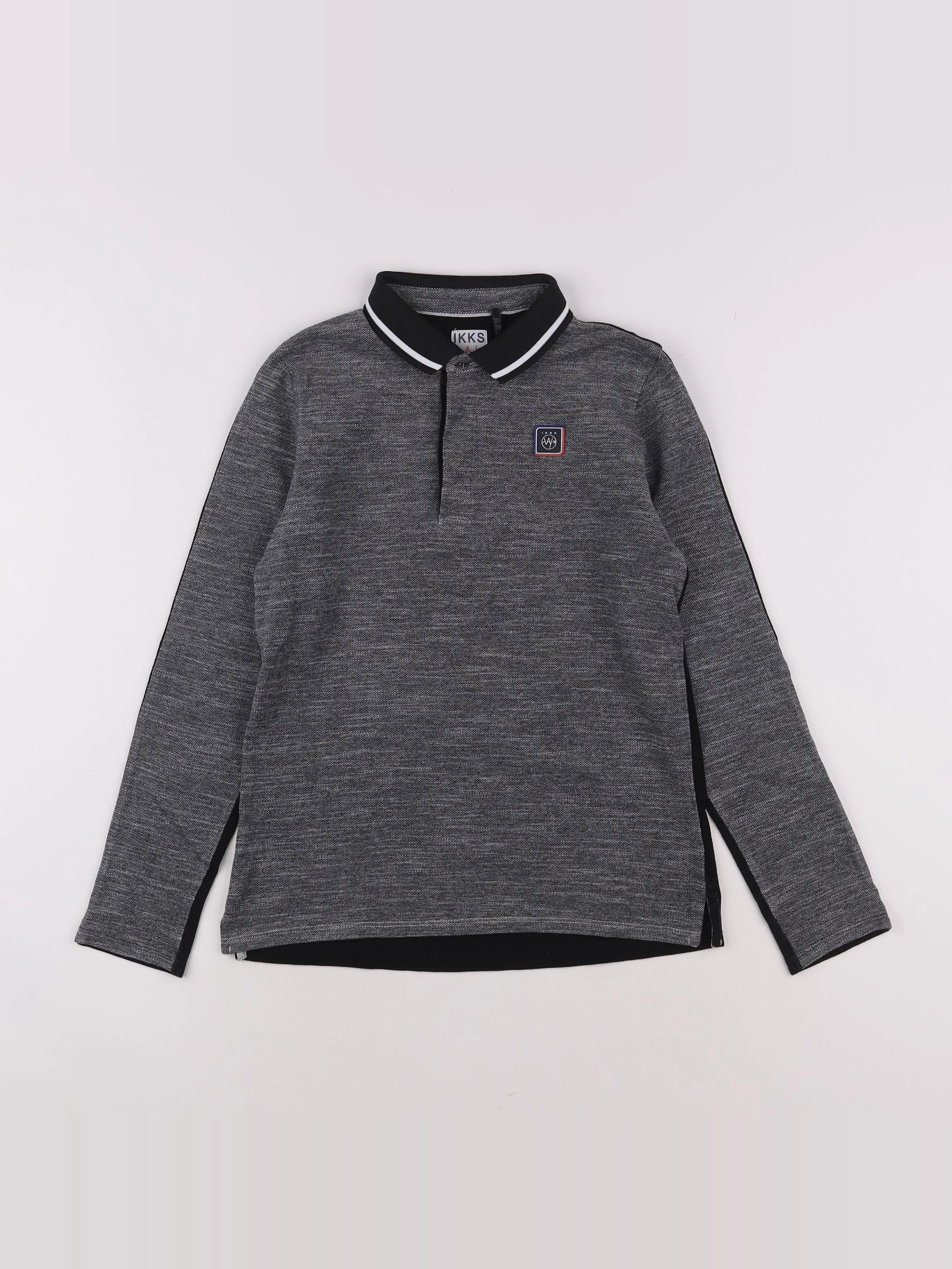 IKKS - polo gris - 12 ans