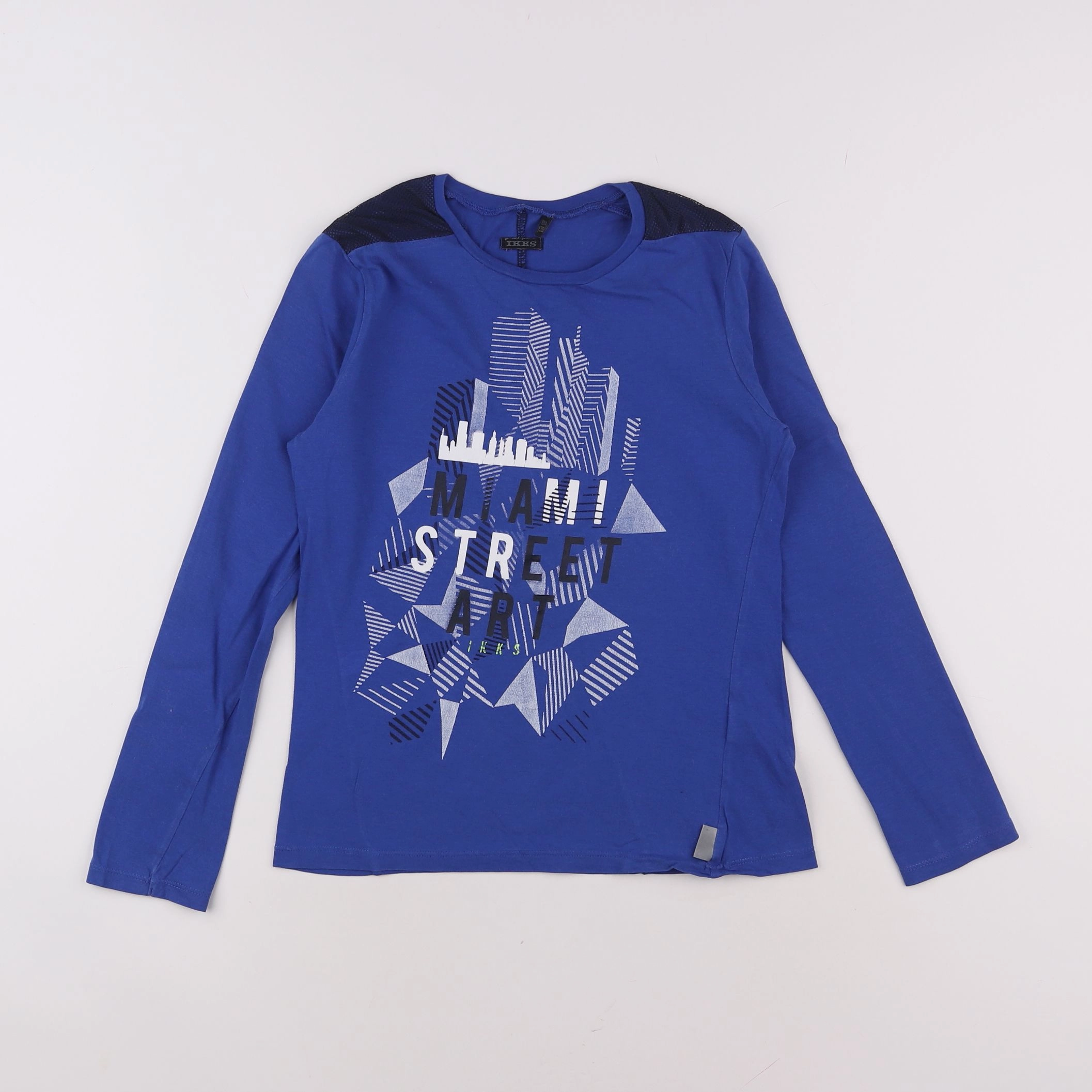 IKKS - tee-shirt bleu - 10 ans