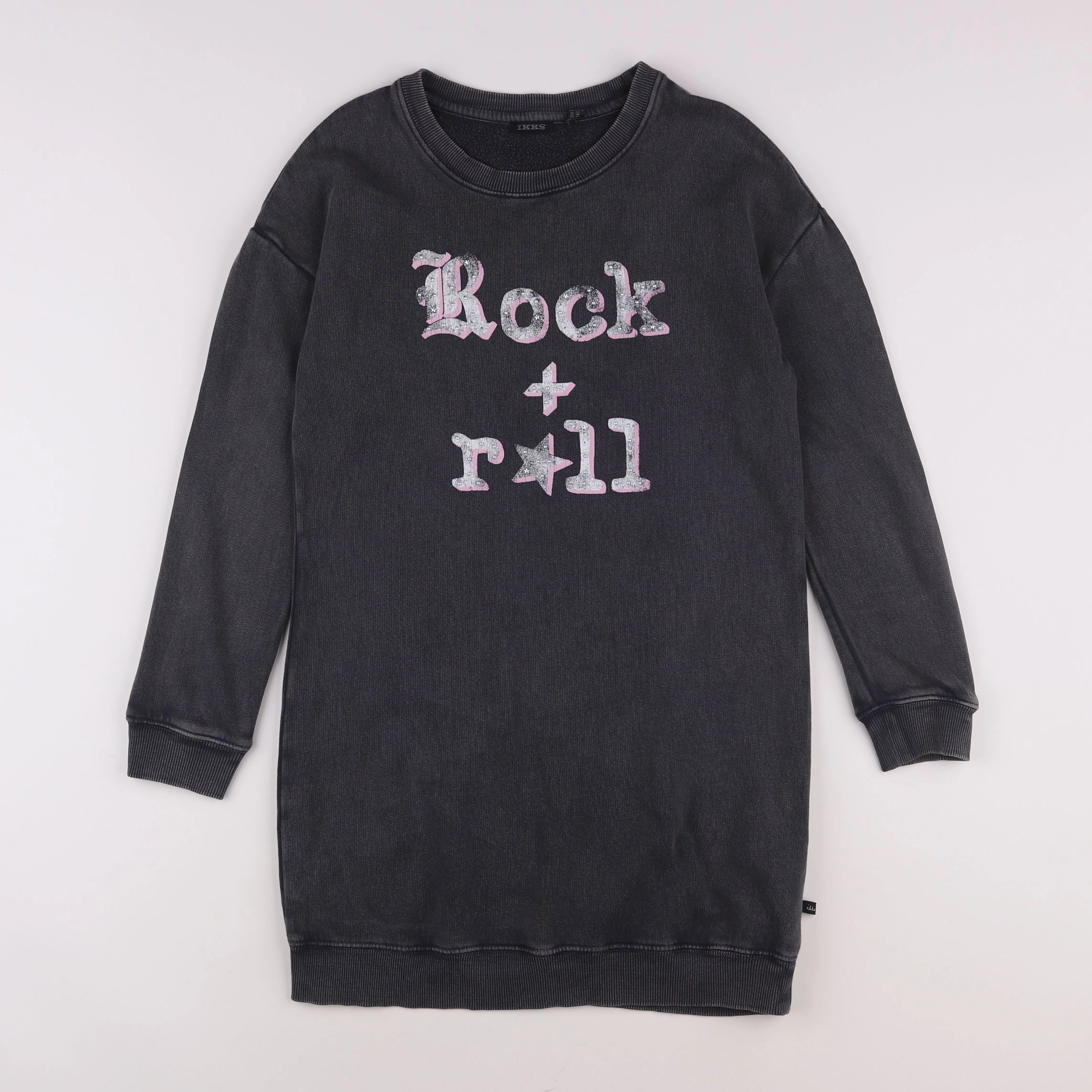 IKKS - robe gris - 10 ans