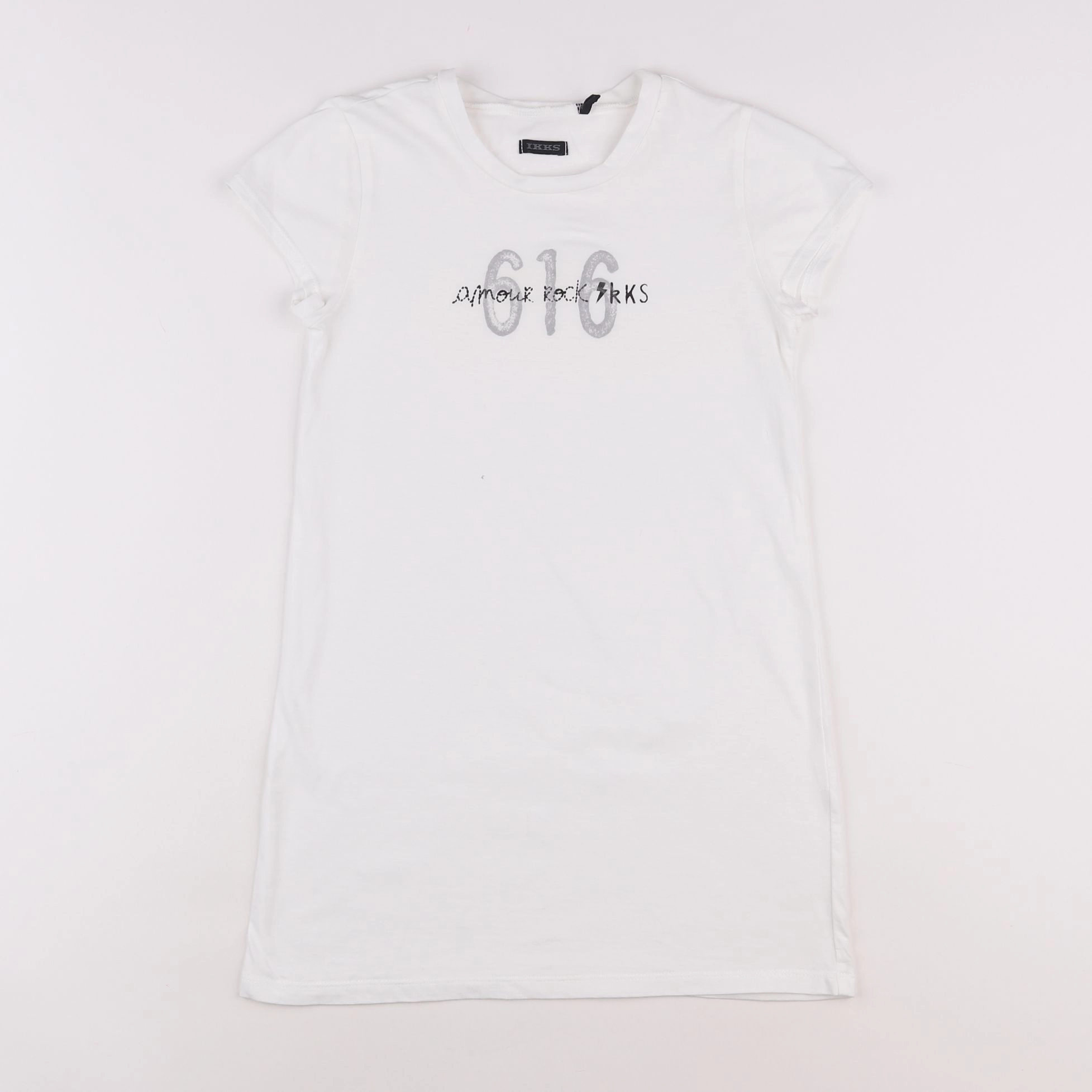 IKKS - robe blanc - 8 ans