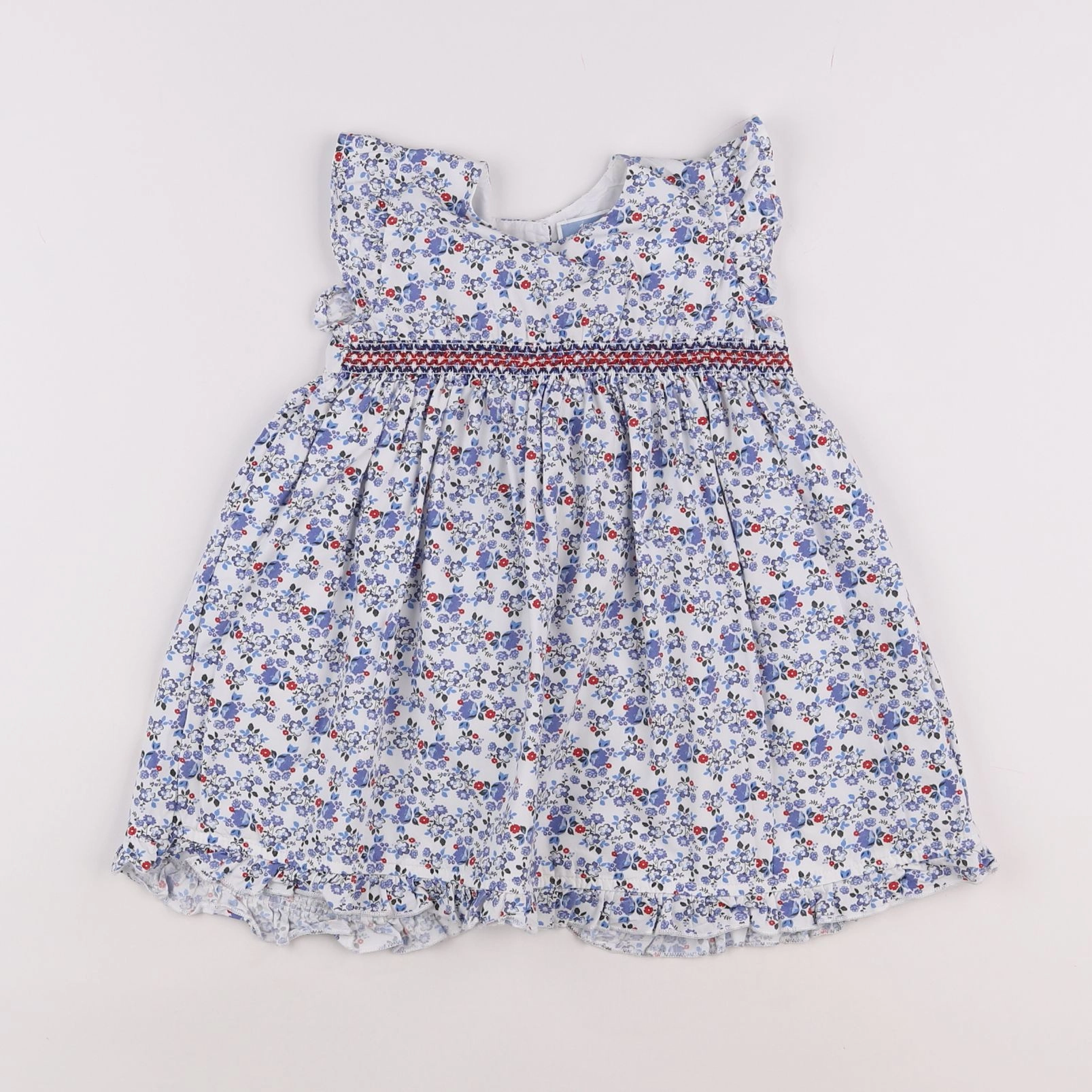 Jacadi - robe bleu, blanc - 18 mois