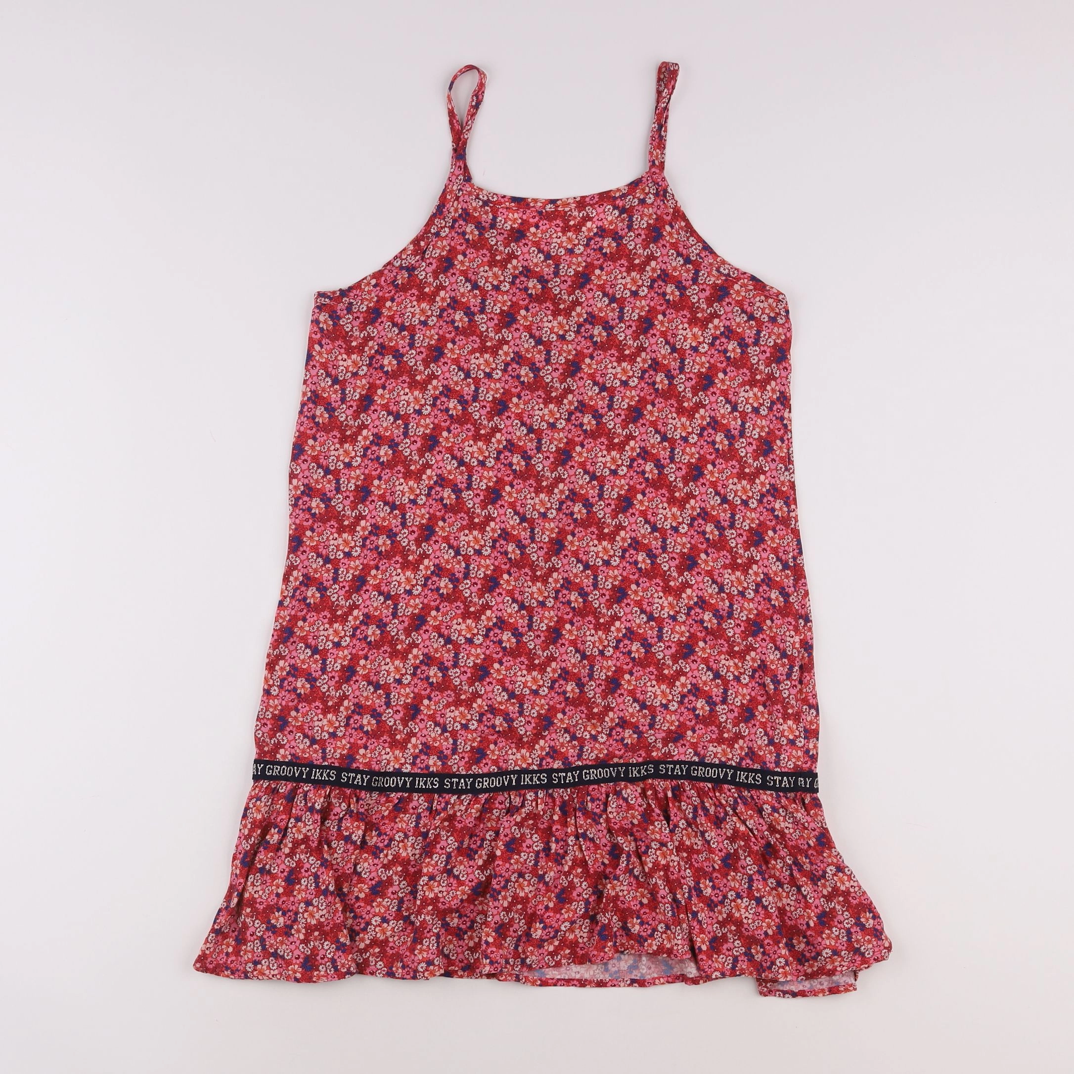 IKKS - blouse rouge, rose - 10 ans