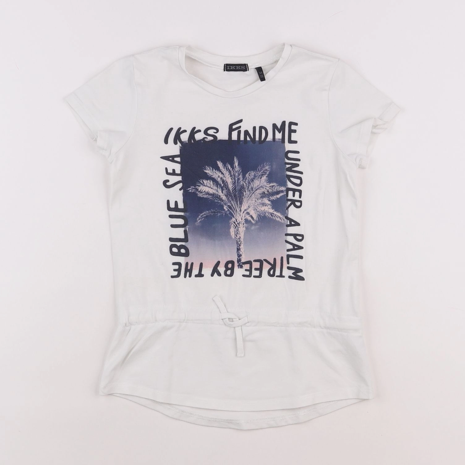 IKKS - tee-shirt blanc - 6 ans