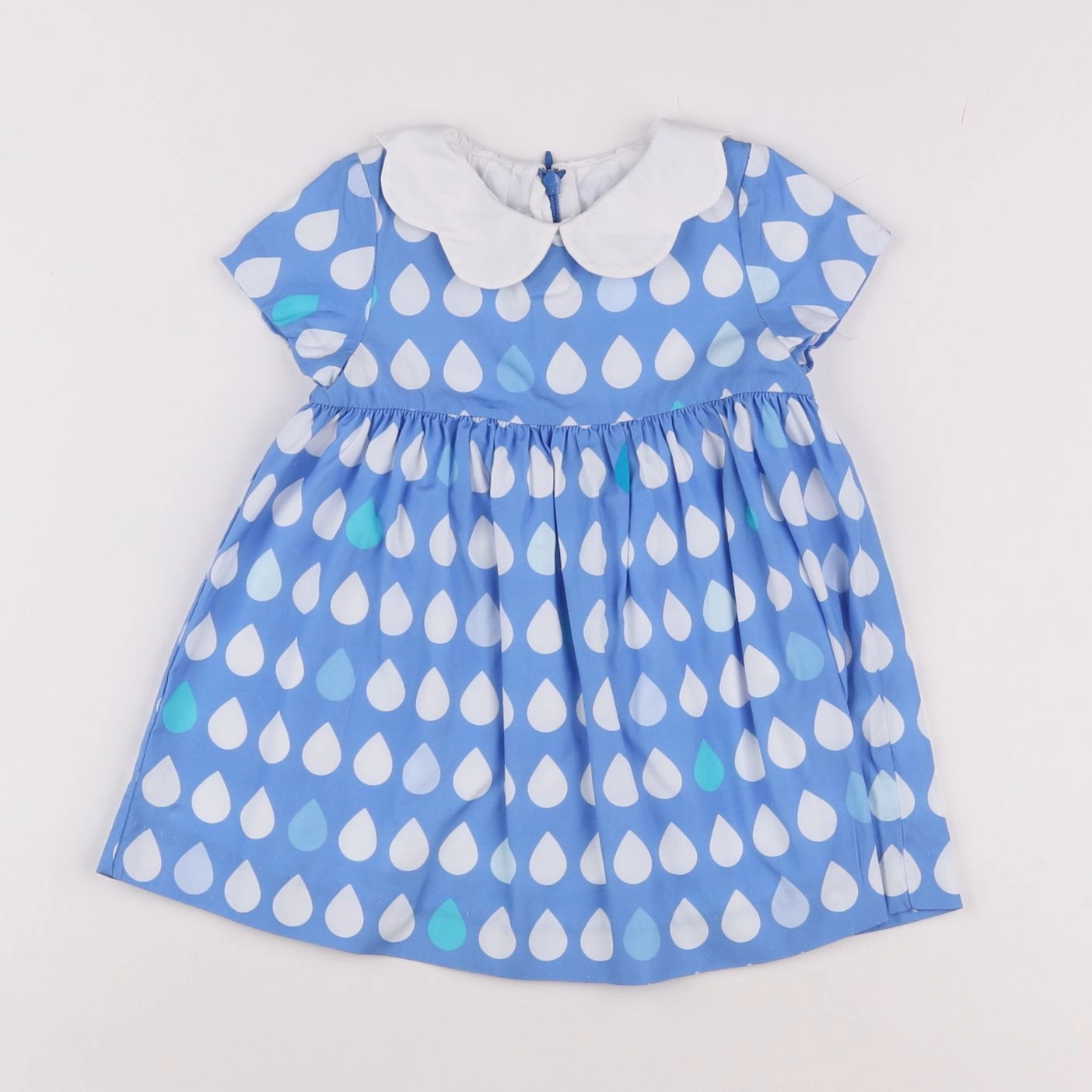 Jacadi - robe bleu - 12 mois