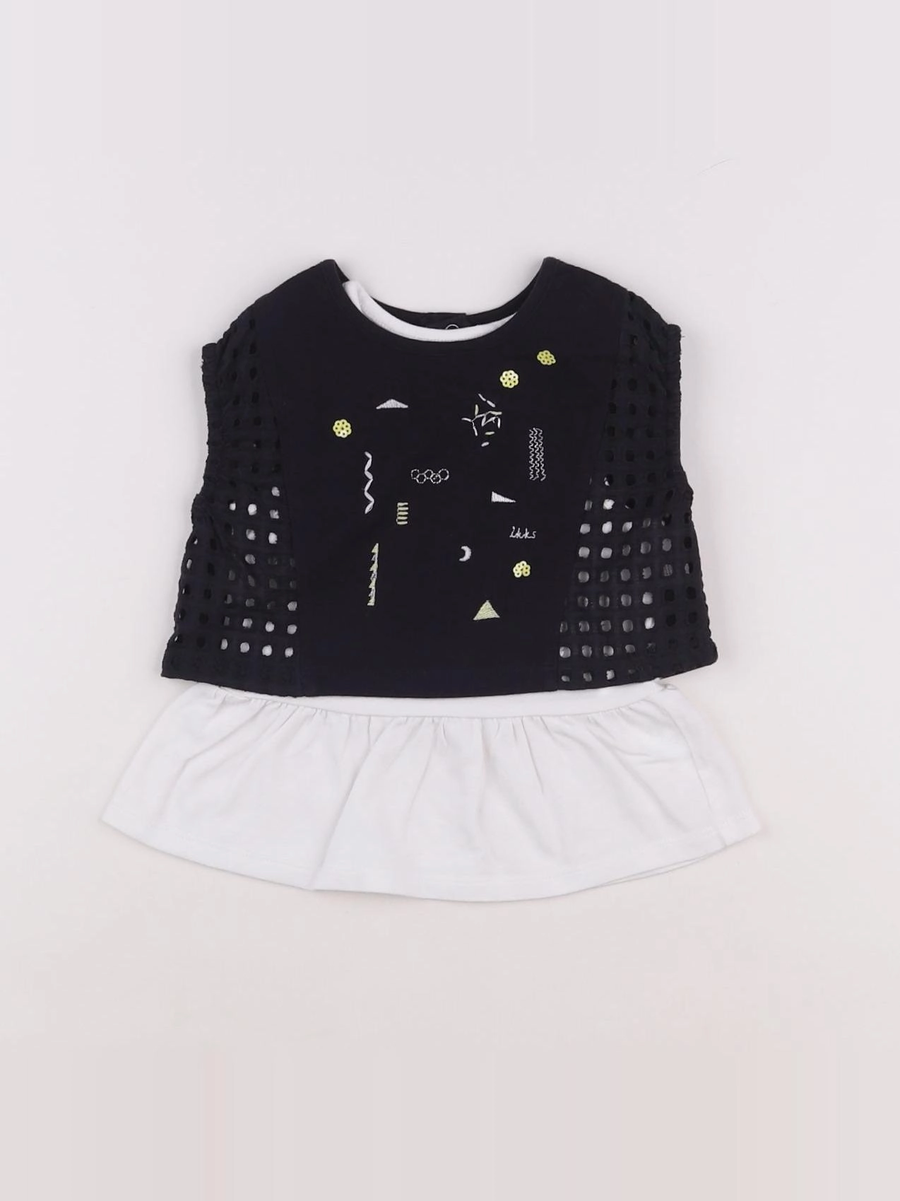 IKKS - robe bleu - 18 mois