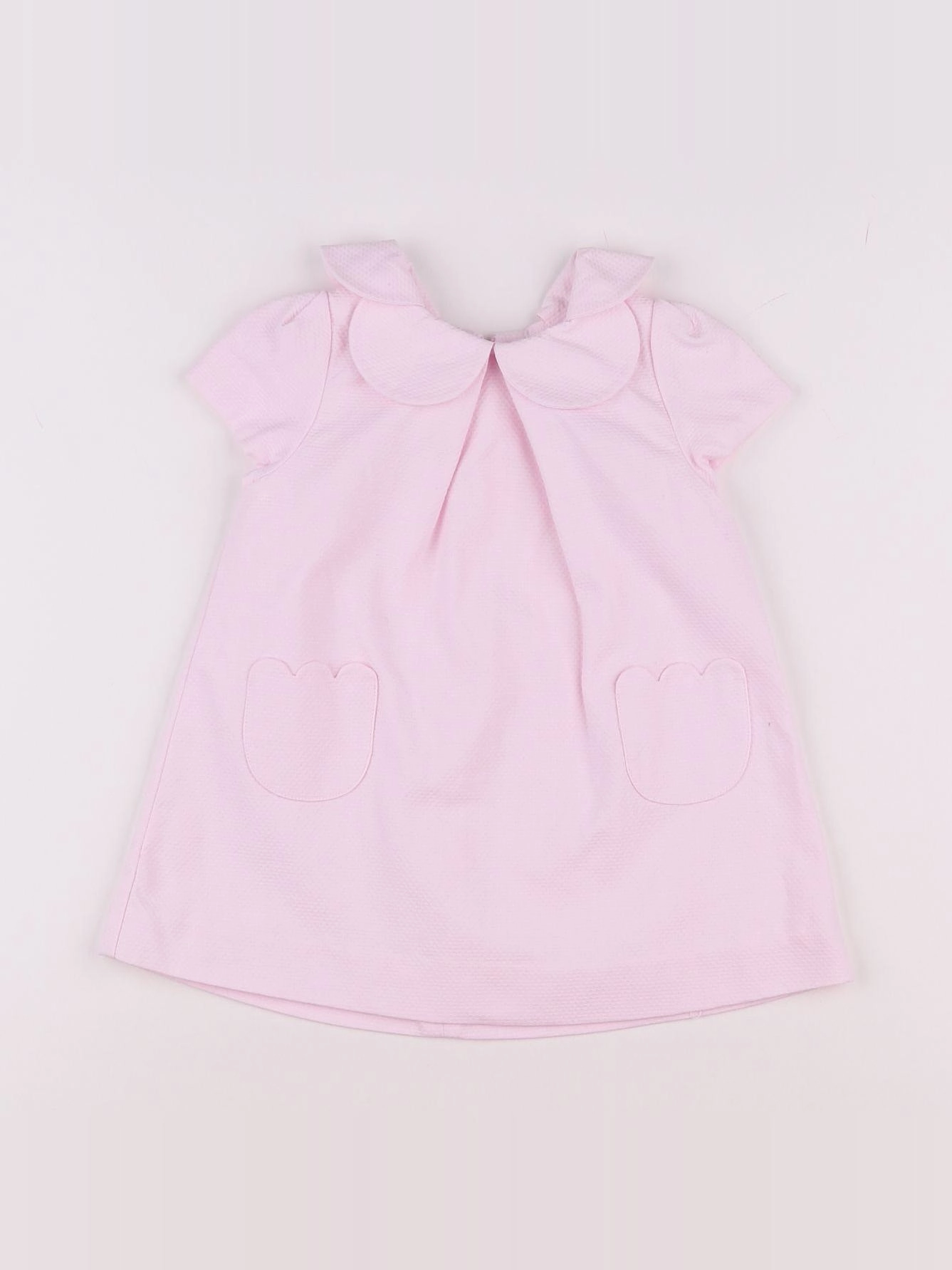 Jacadi - robe rose - 12 mois