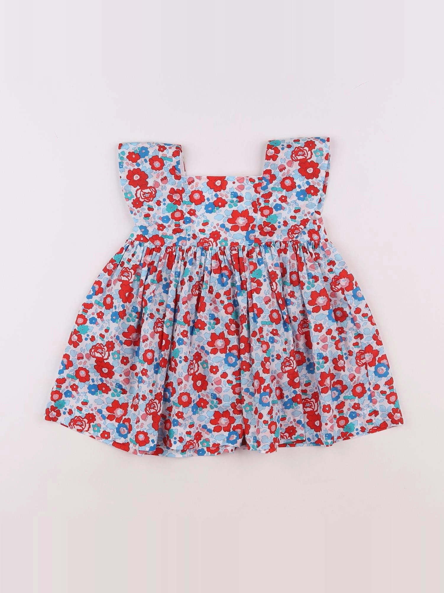 Jacadi - robe liberty bleu - 12 mois