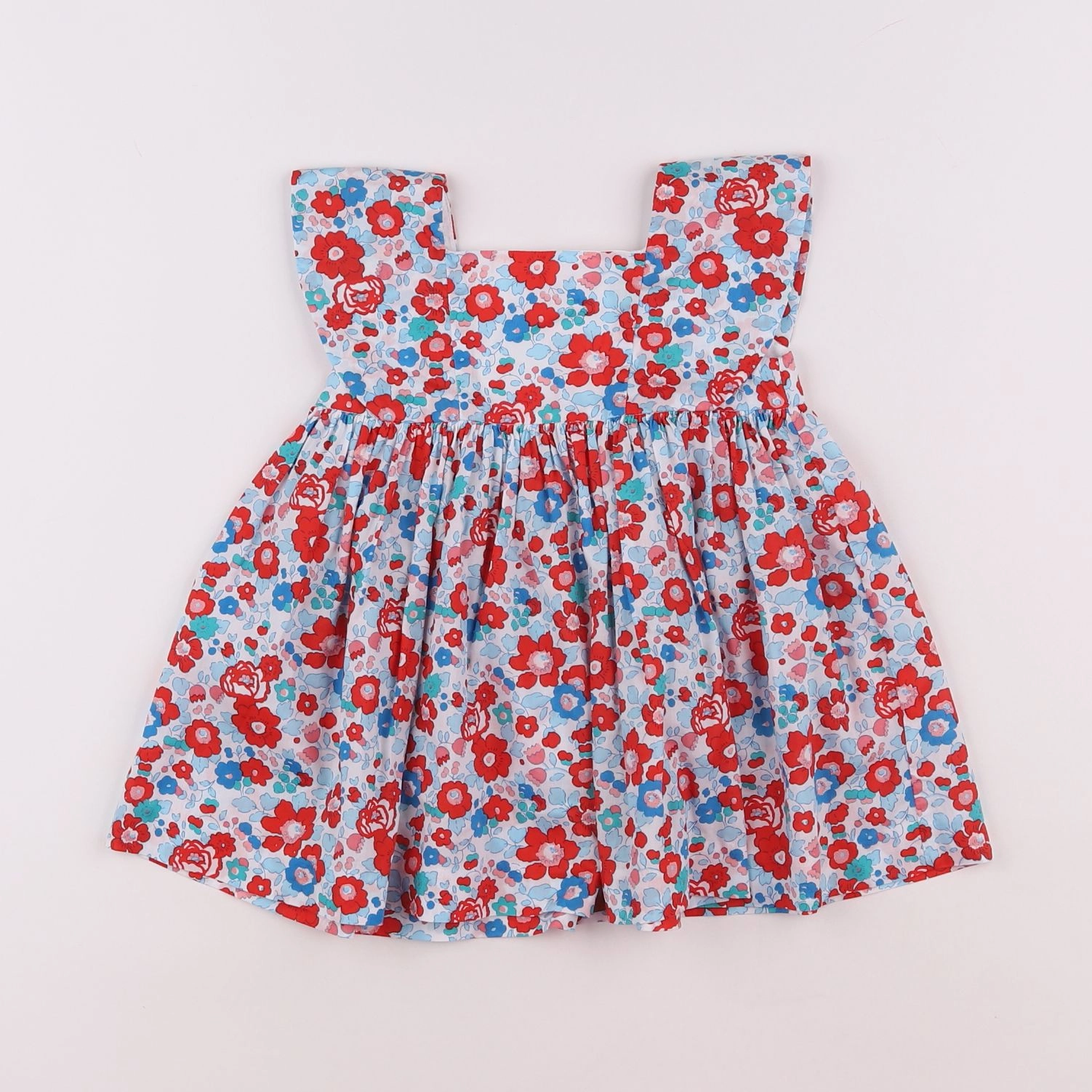 Jacadi - robe liberty bleu - 12 mois