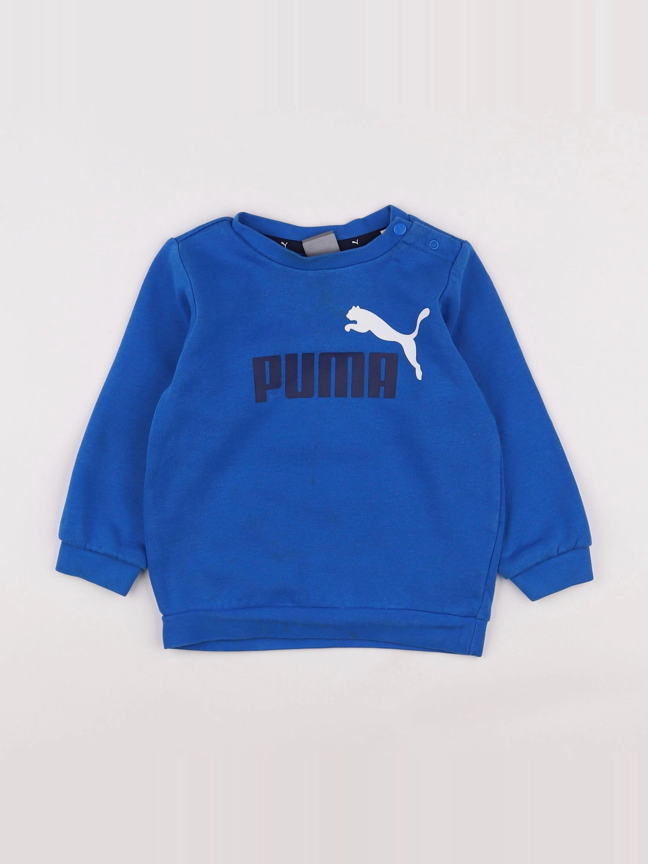 Puma - sweat bleu - 18 mois