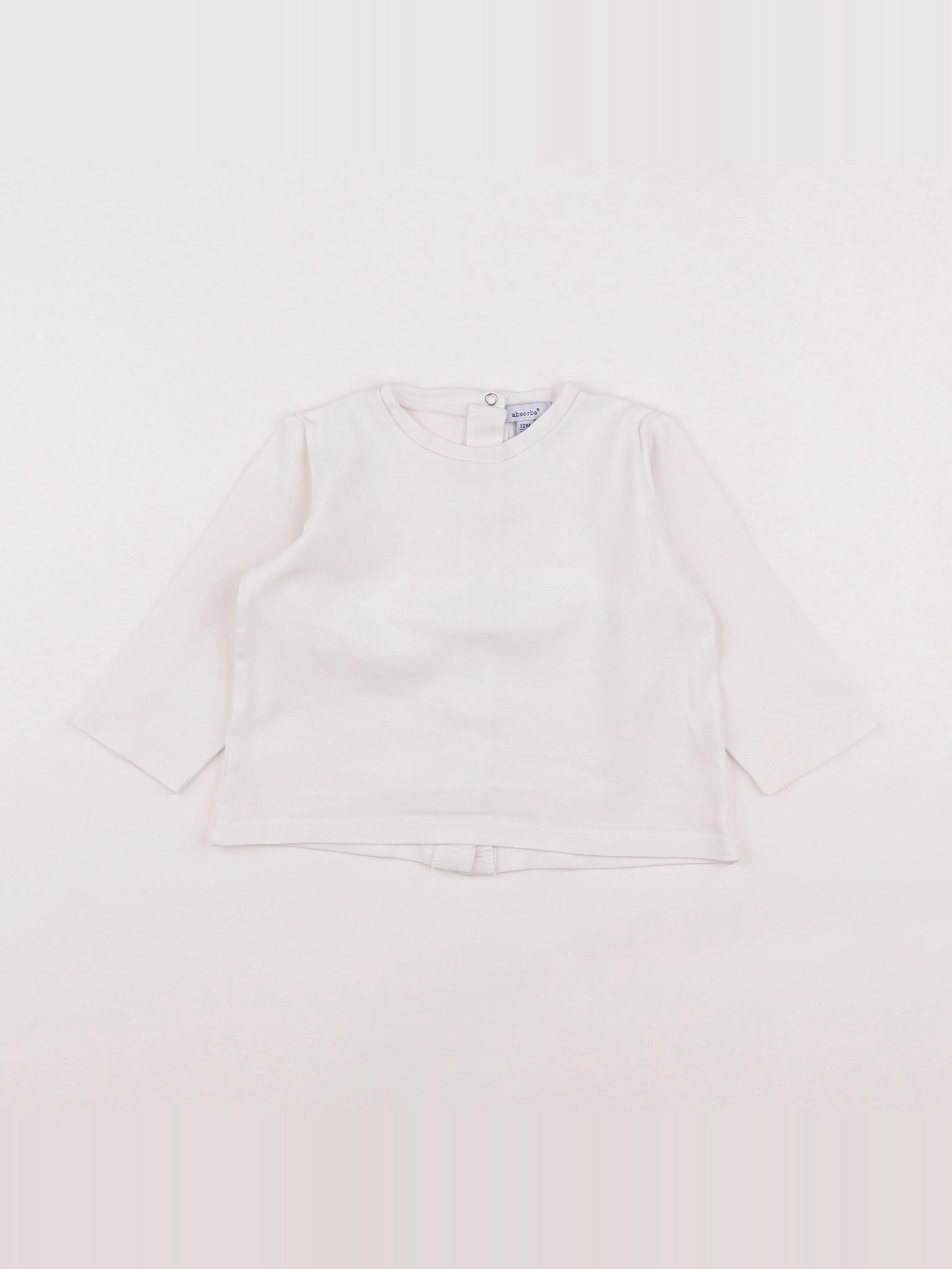 Absorba - tee-shirt blanc - 12 mois