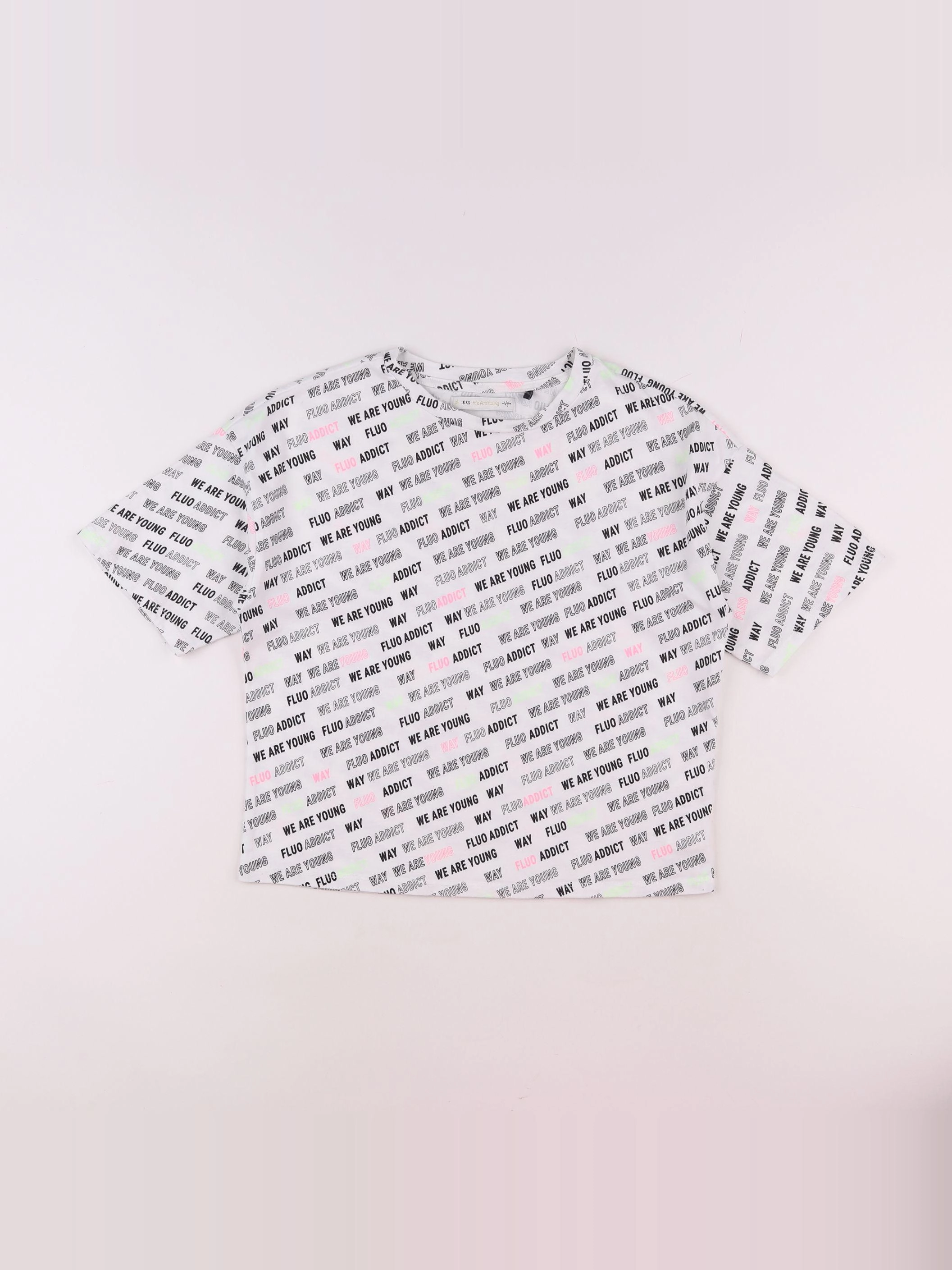 IKKS - tee-shirt multicolore - 10 ans