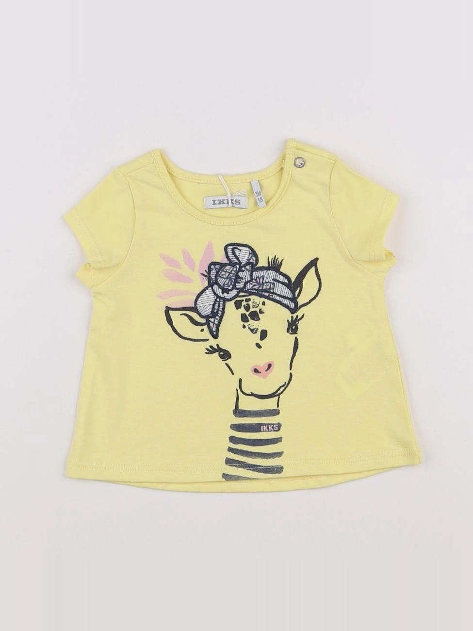IKKS - tee-shirt jaune - 3 mois