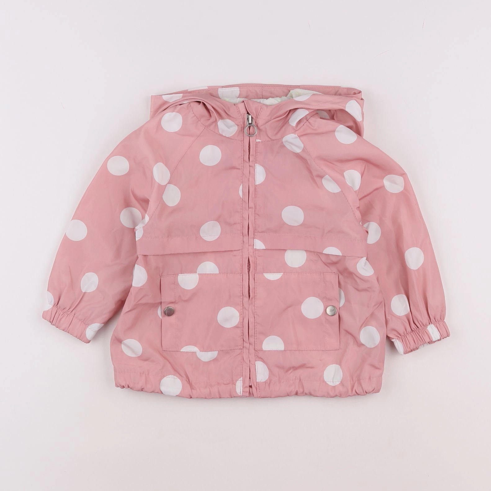 Zara - imperméable rose - 12/18 mois