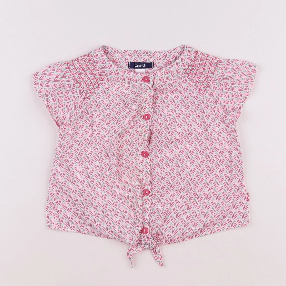 Okaidi - chemise rose - 3 ans