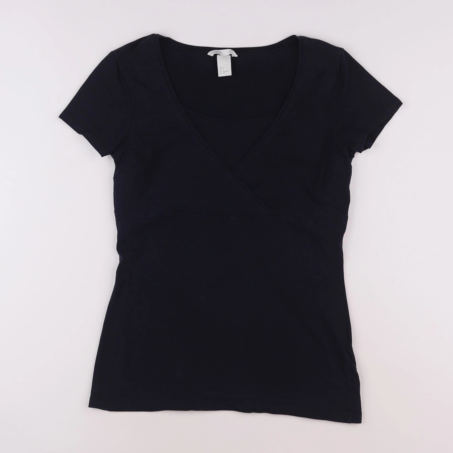 H&M - tee-shirt grossesse, allaitement bleu - 36 à 38