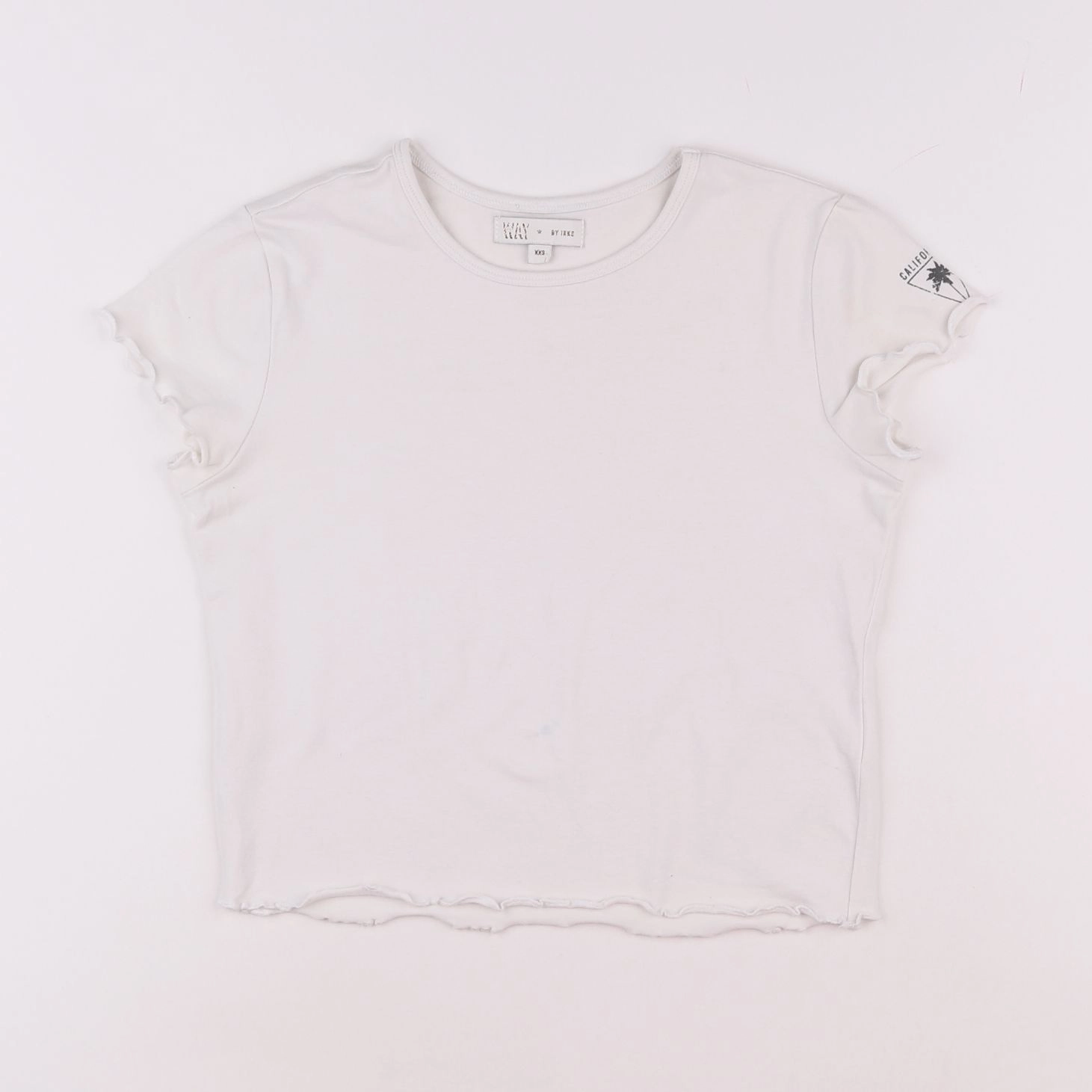 IKKS - tee-shirt blanc - 10 ans