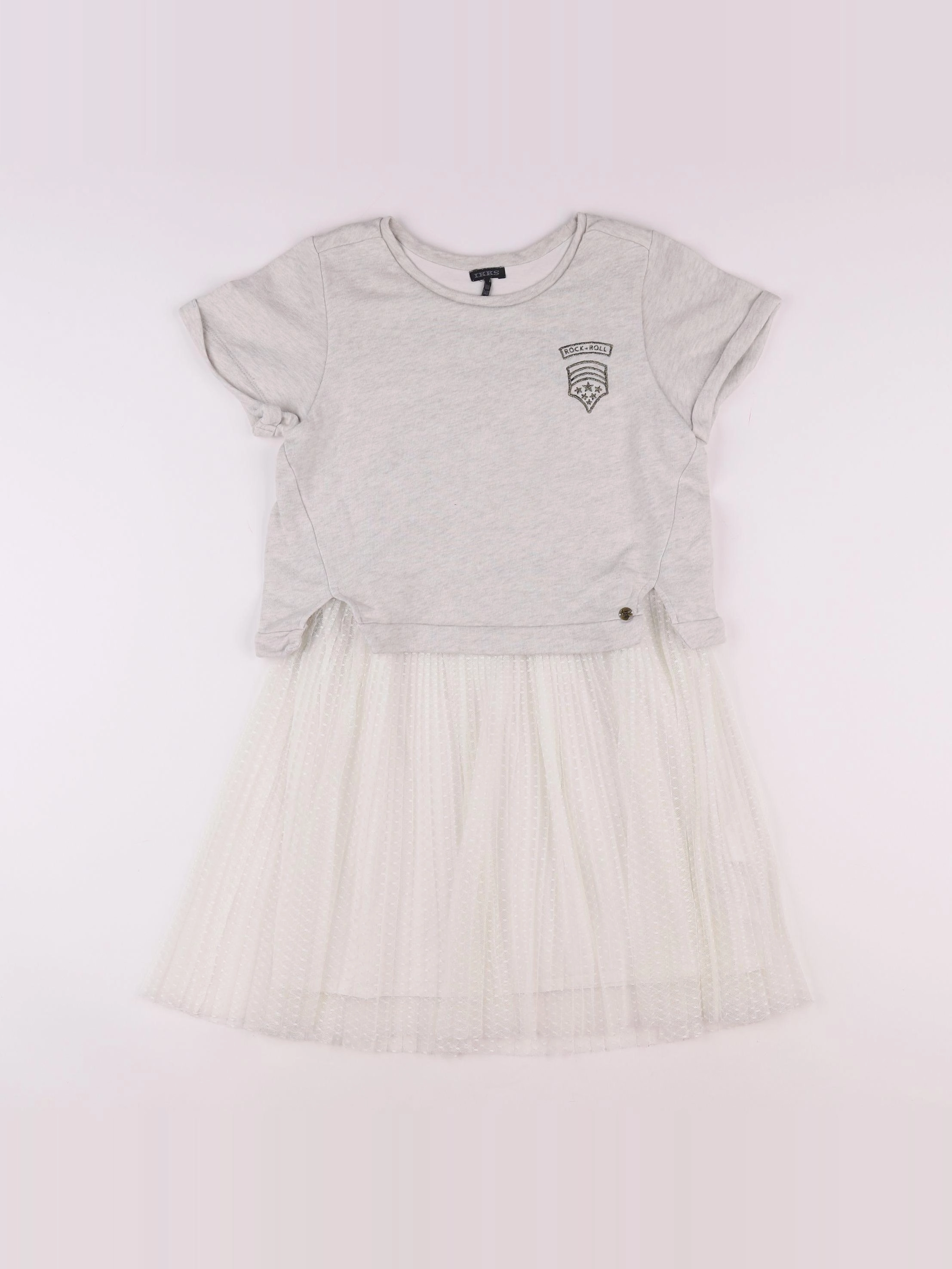 IKKS - robe beige - 10 ans