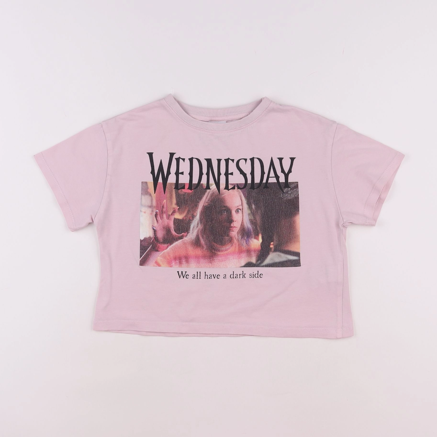 Zara - tee-shirt rose - 8/9 ans