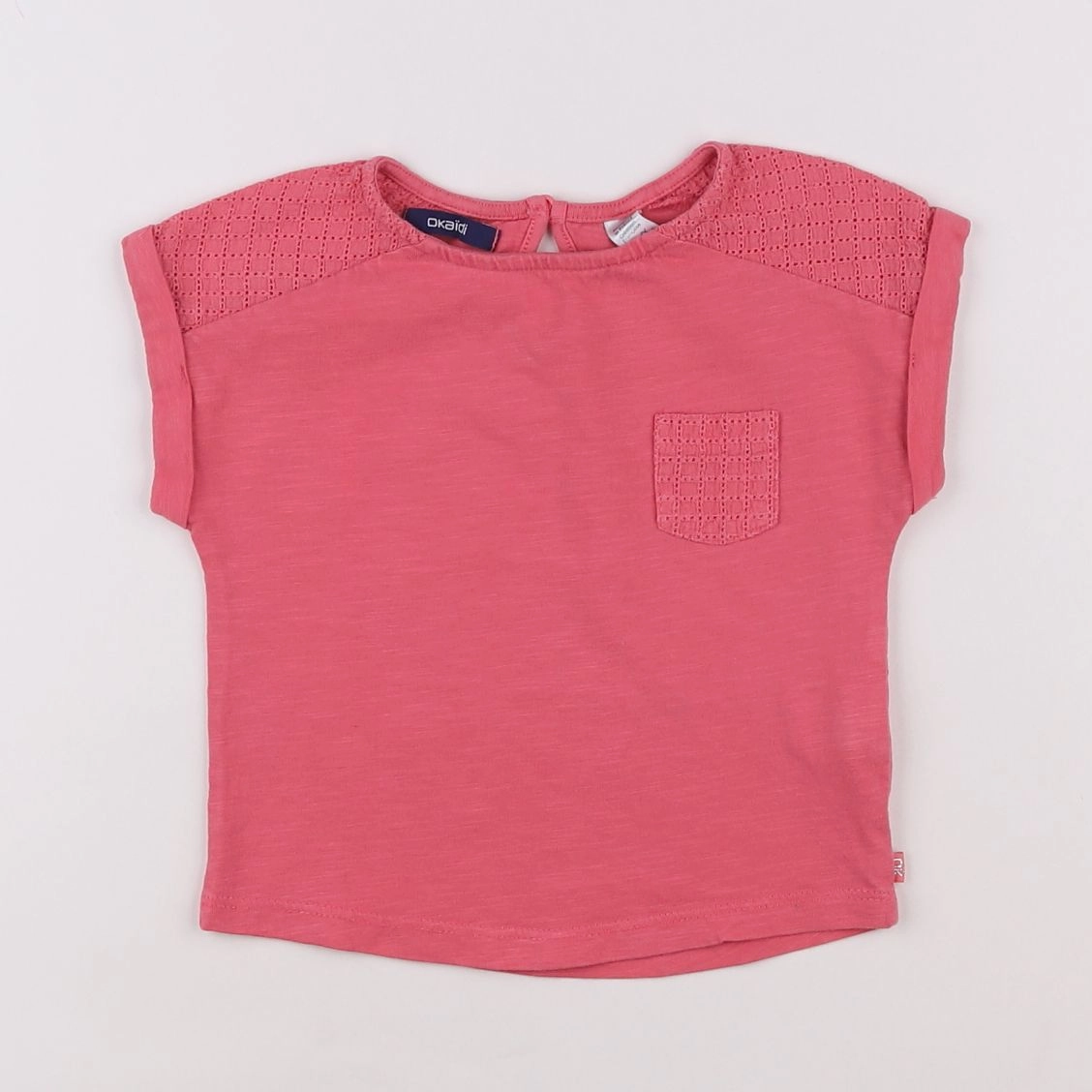 Okaidi - tee-shirt rose - 2 ans
