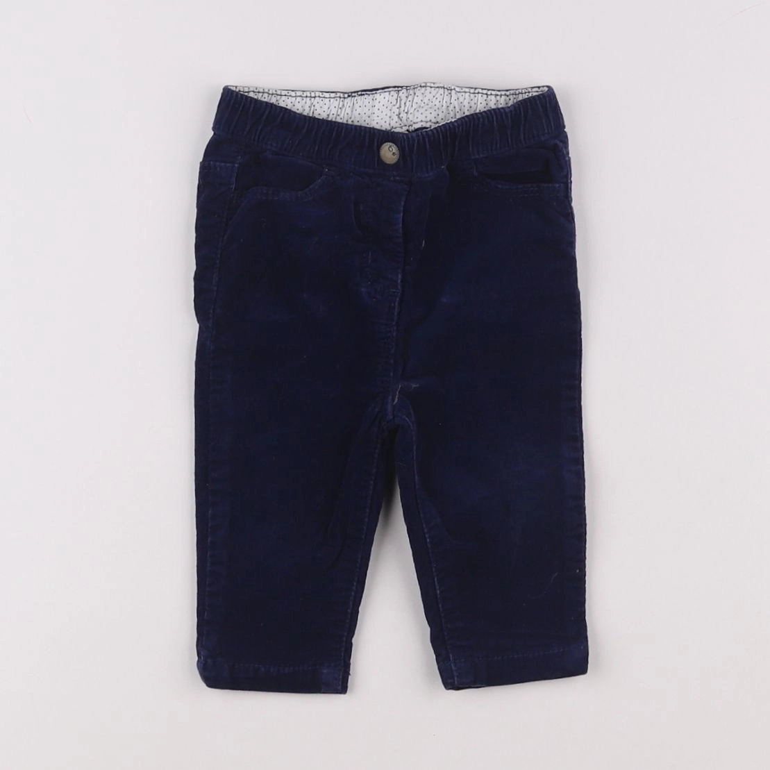 Cyrillus - pantalon bleu - 6 mois