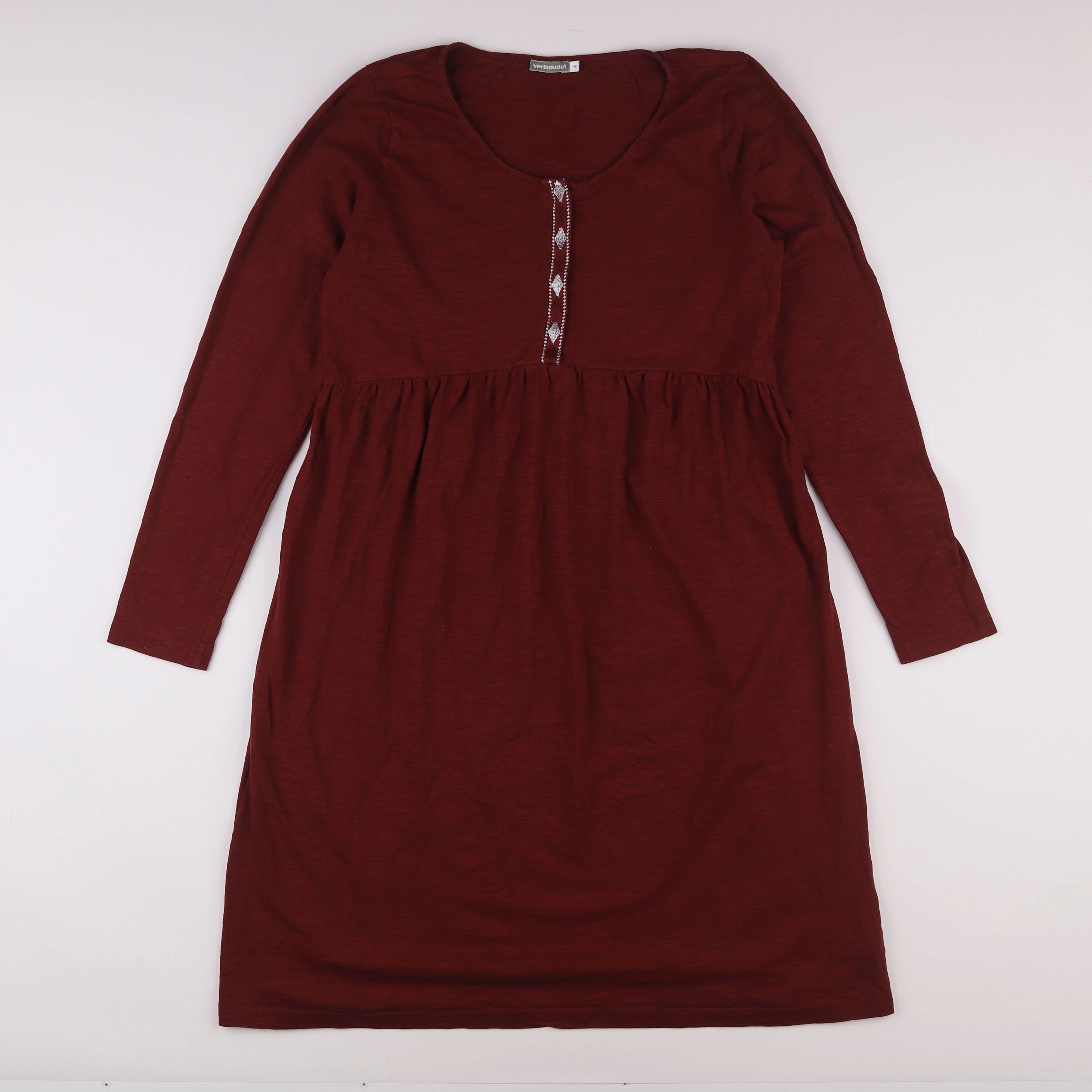 Vertbaudet - robe grossesse rouge - 42