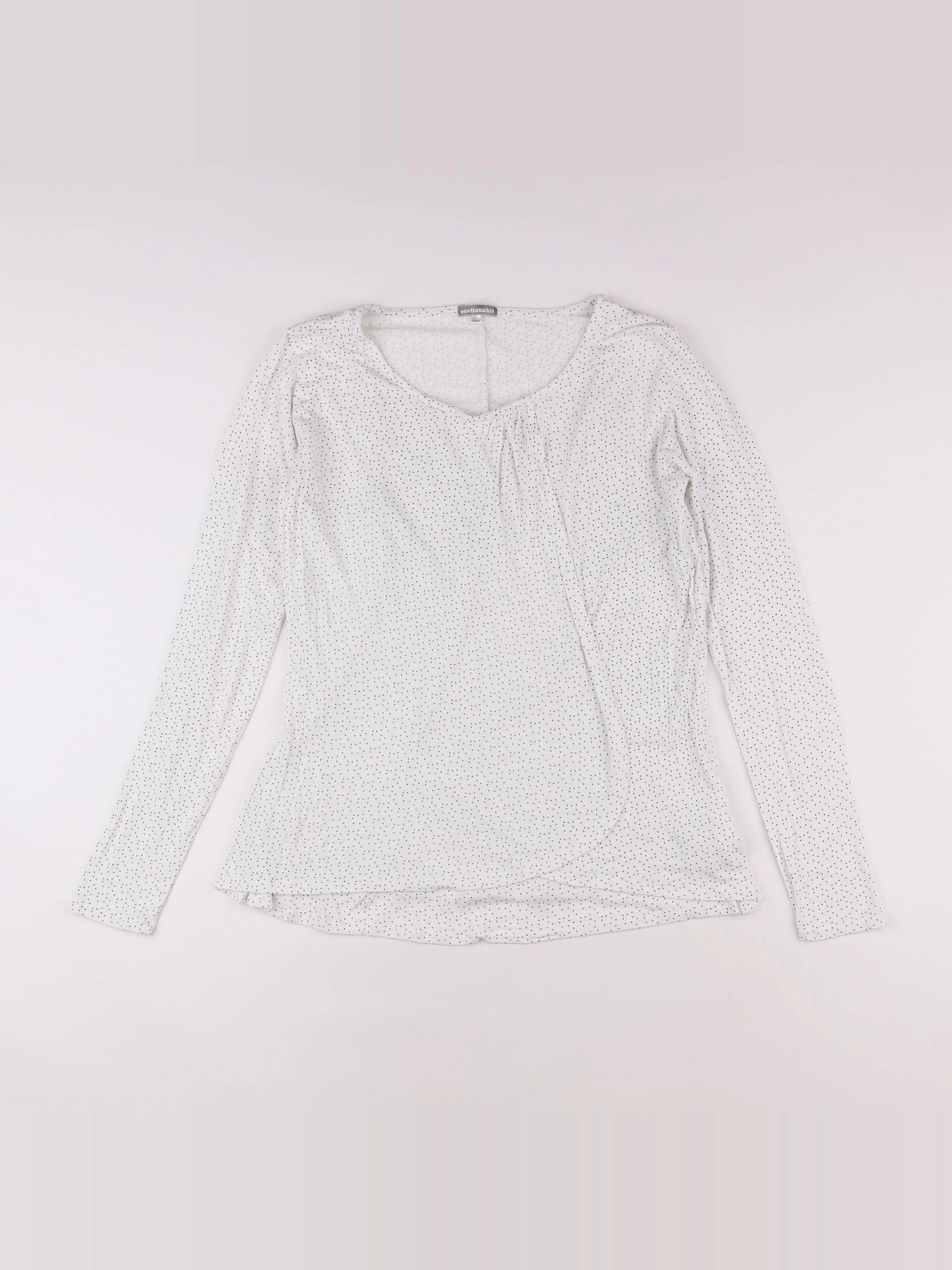 Vertbaudet - tee-shirt allaitement blanc - 38 à 40