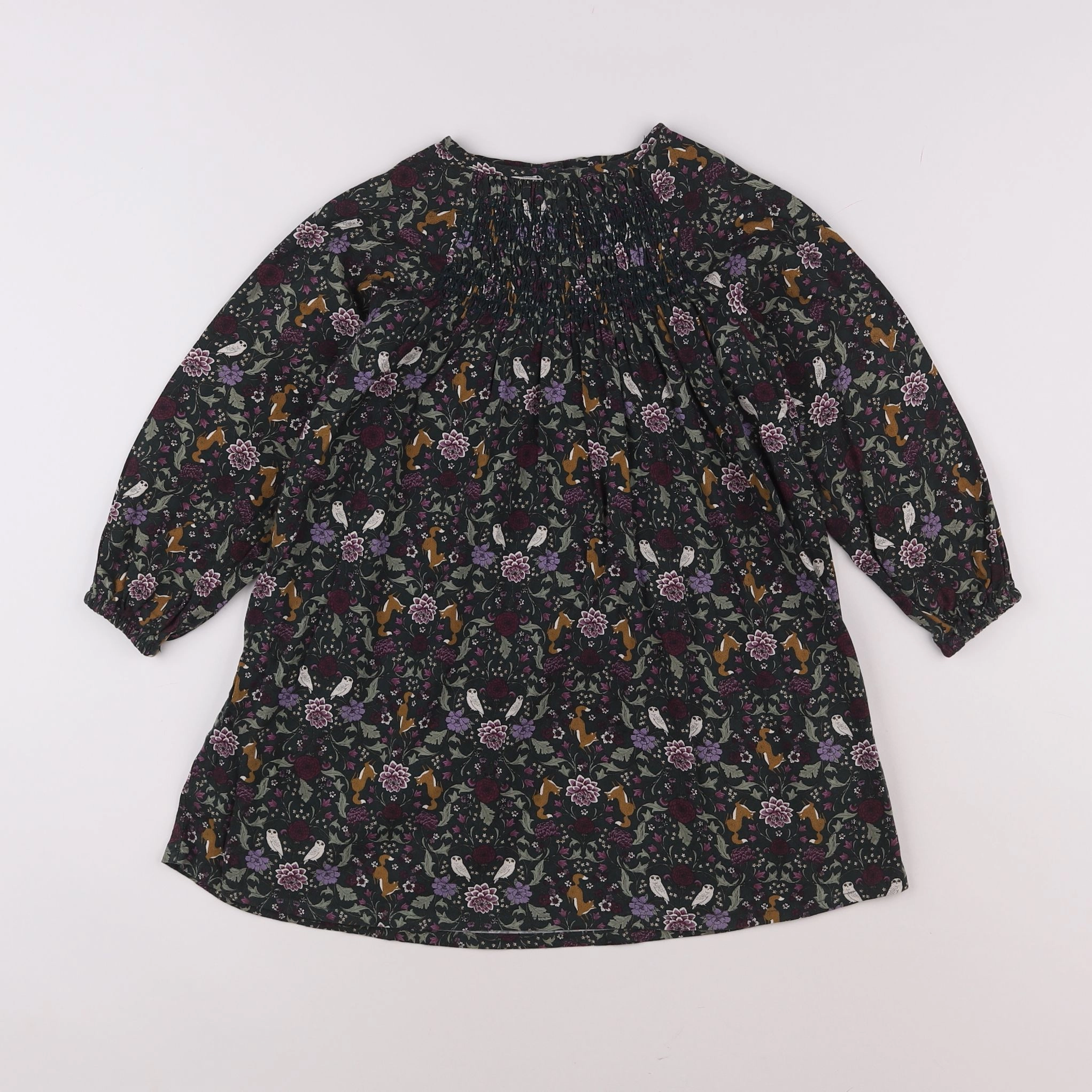 Vertbaudet - robe vert - 5 ans