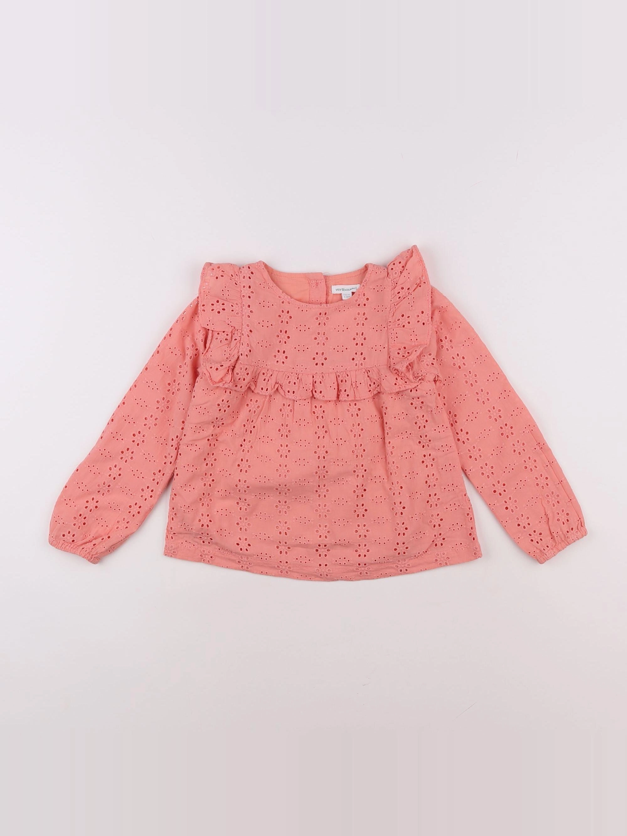 Vertbaudet - blouse rose - 5 ans