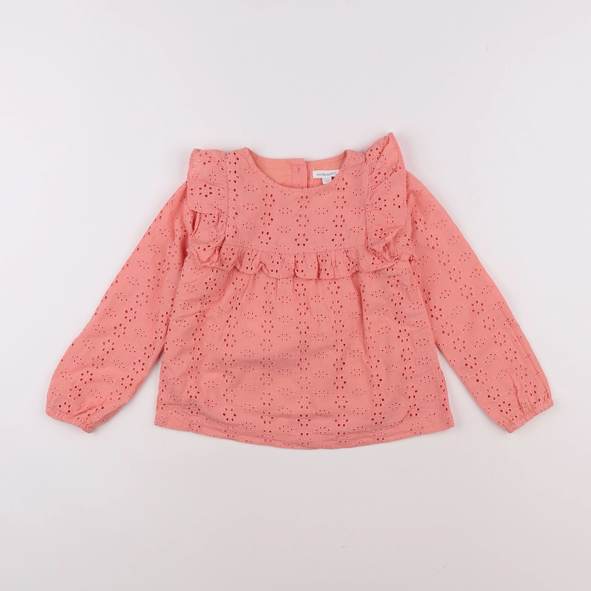 Vertbaudet - blouse rose - 5 ans