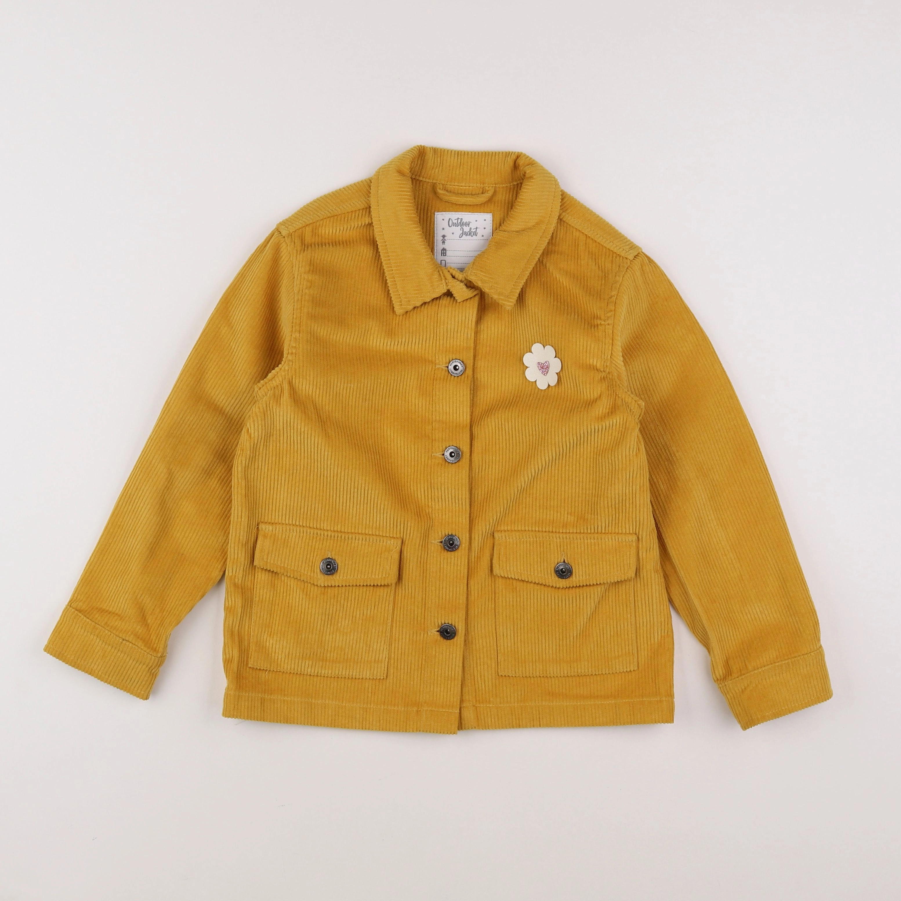 Vertbaudet - veste jaune - 8 ans