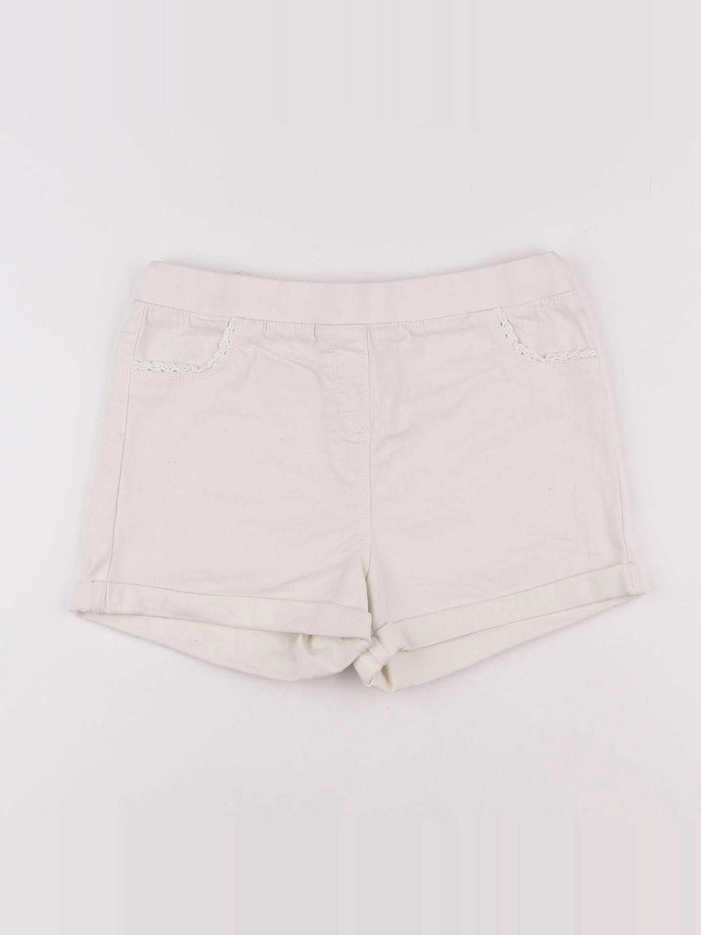 Vertbaudet - short blanc - 14 ans