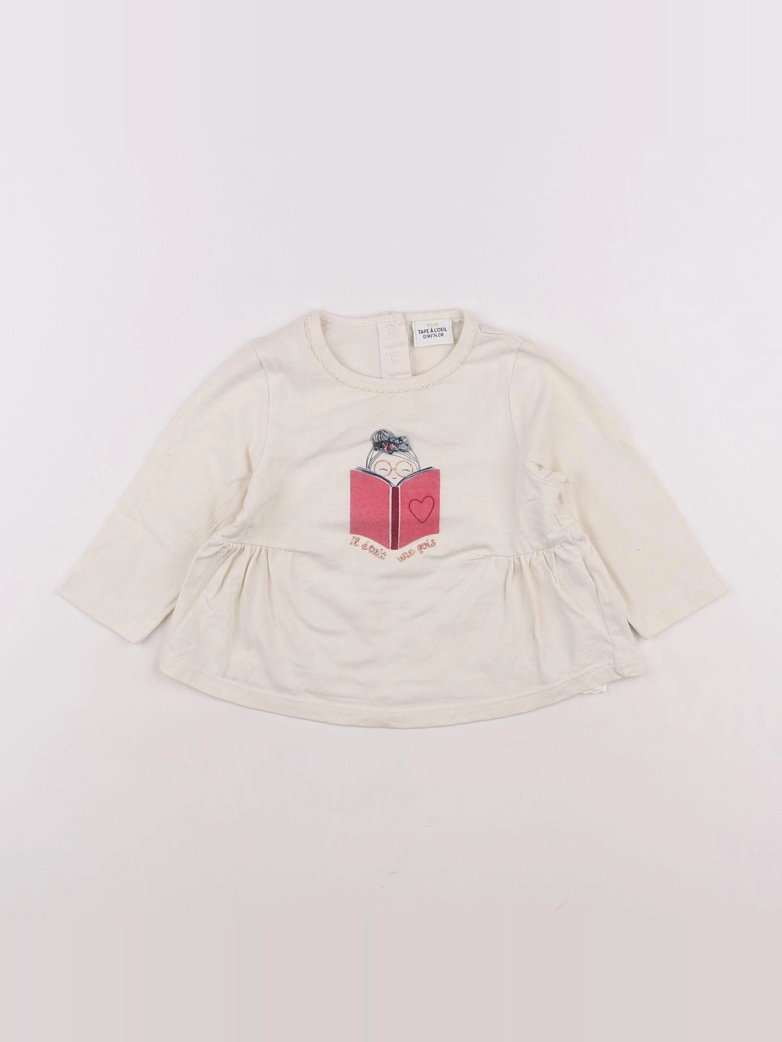 Tape à l'oeil - tee-shirt beige - 12 mois
