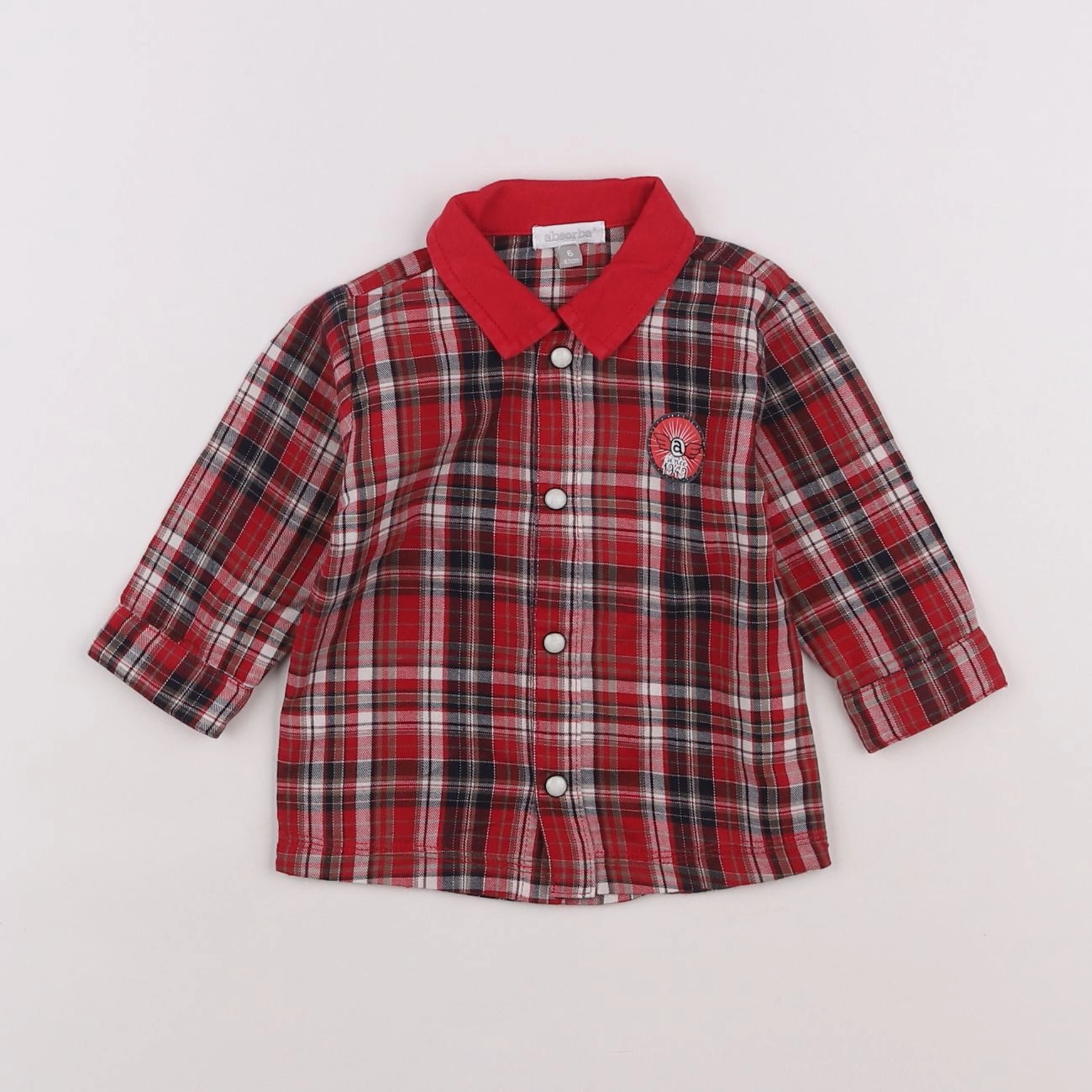 Absorba - chemise rouge - 6 mois