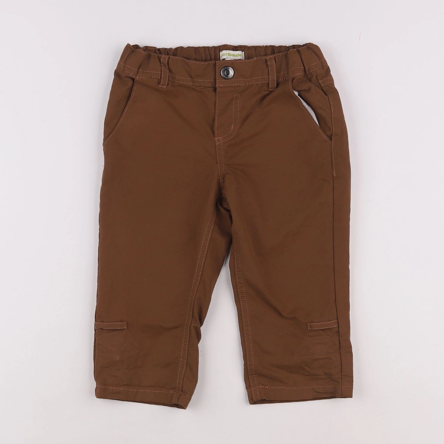 Vertbaudet - short marron - 4 ans