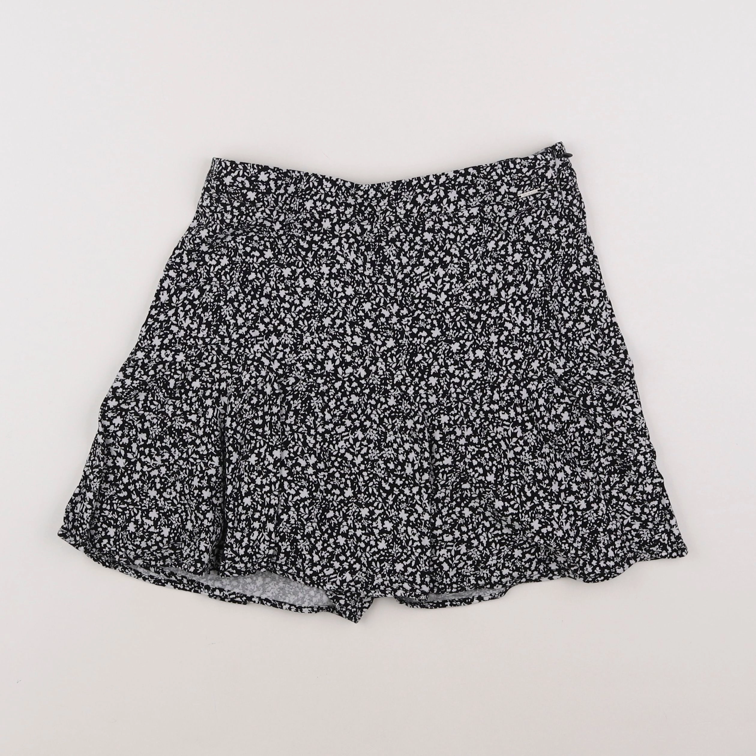 IKKS - jupe short blanc, noir - 14 ans