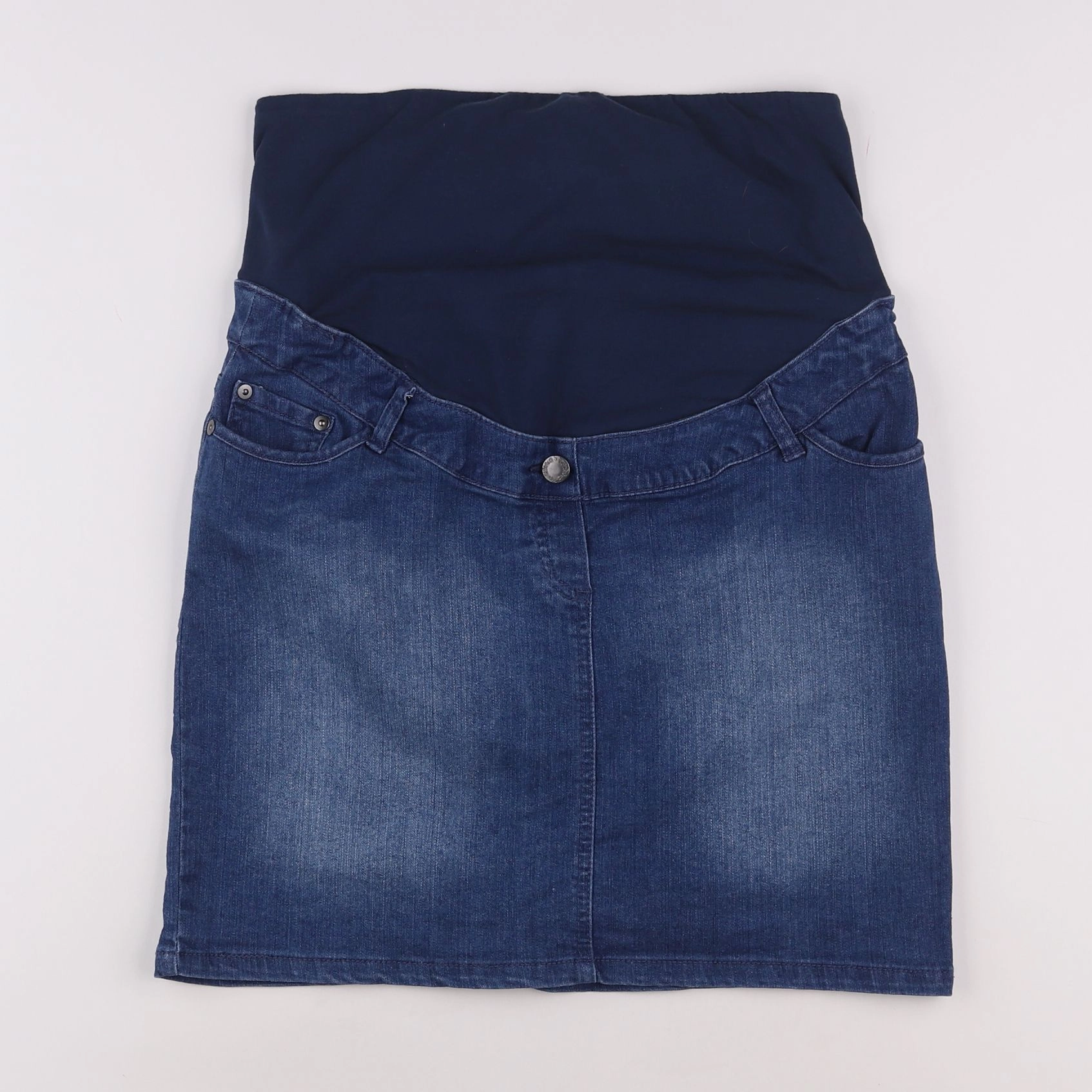 Vertbaudet - jupe grossesse bleu - 40