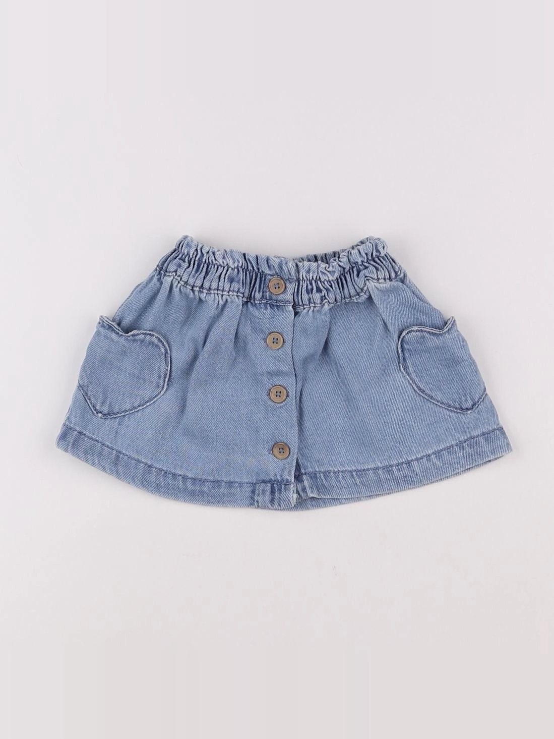 Vertbaudet - jupe bleu - 3 mois