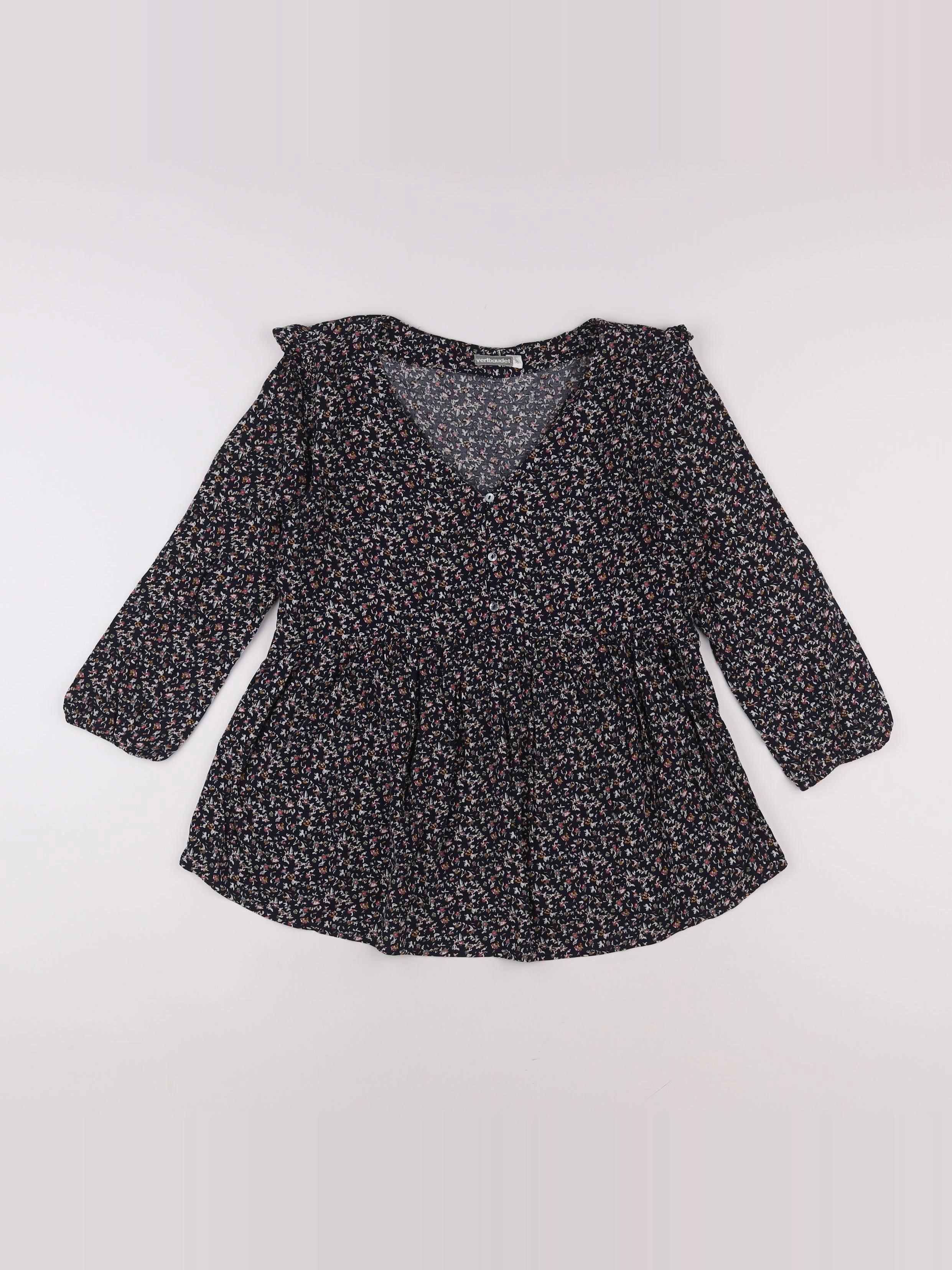 Vertbaudet - blouse grossesse, allaitement bleu - 36