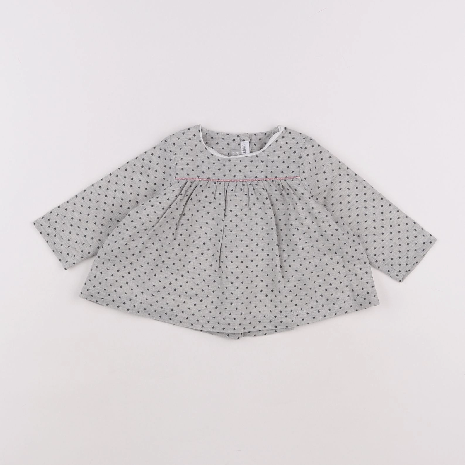 Boutchou - blouse gris - 6 mois