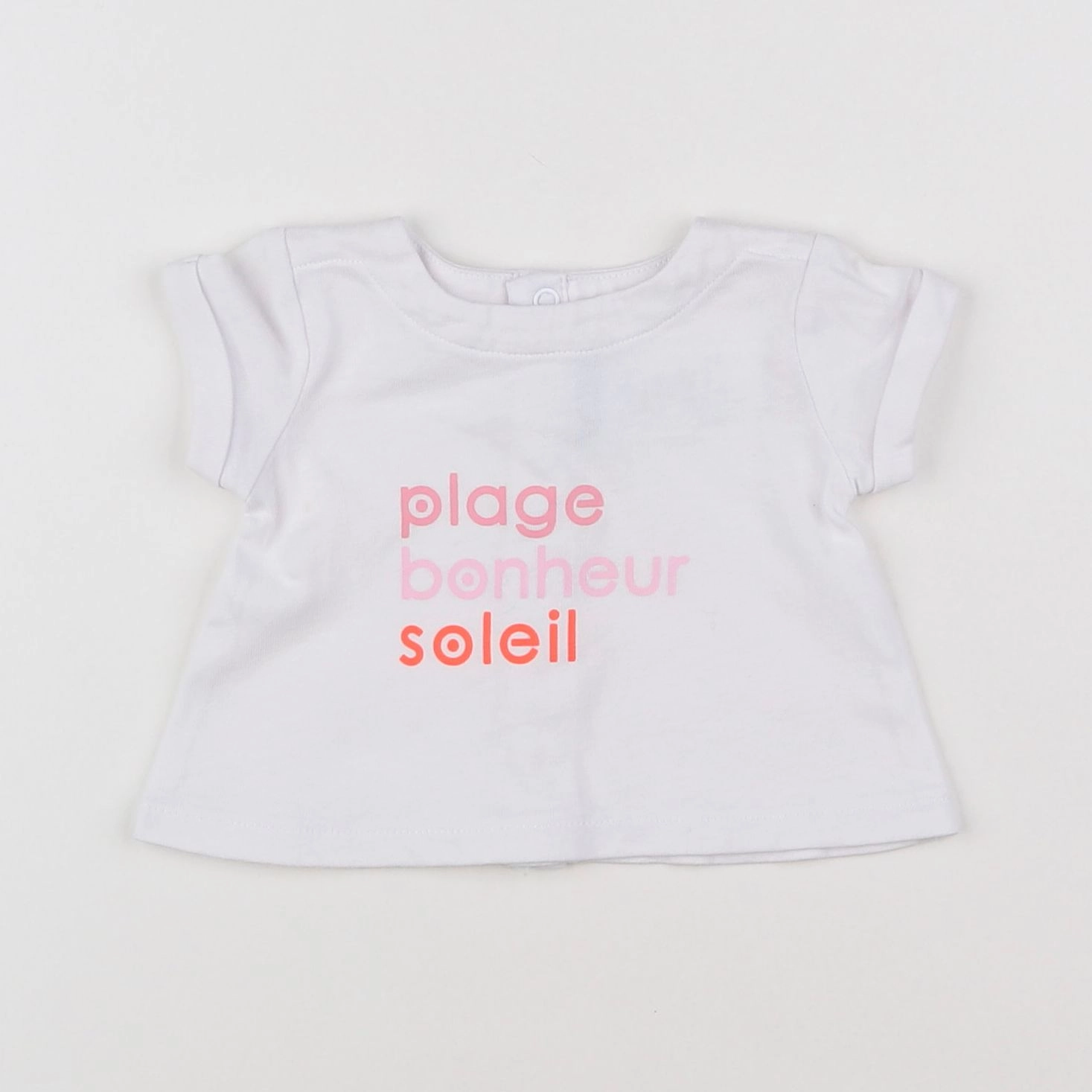 Jacadi - tee-shirt blanc - 1 mois