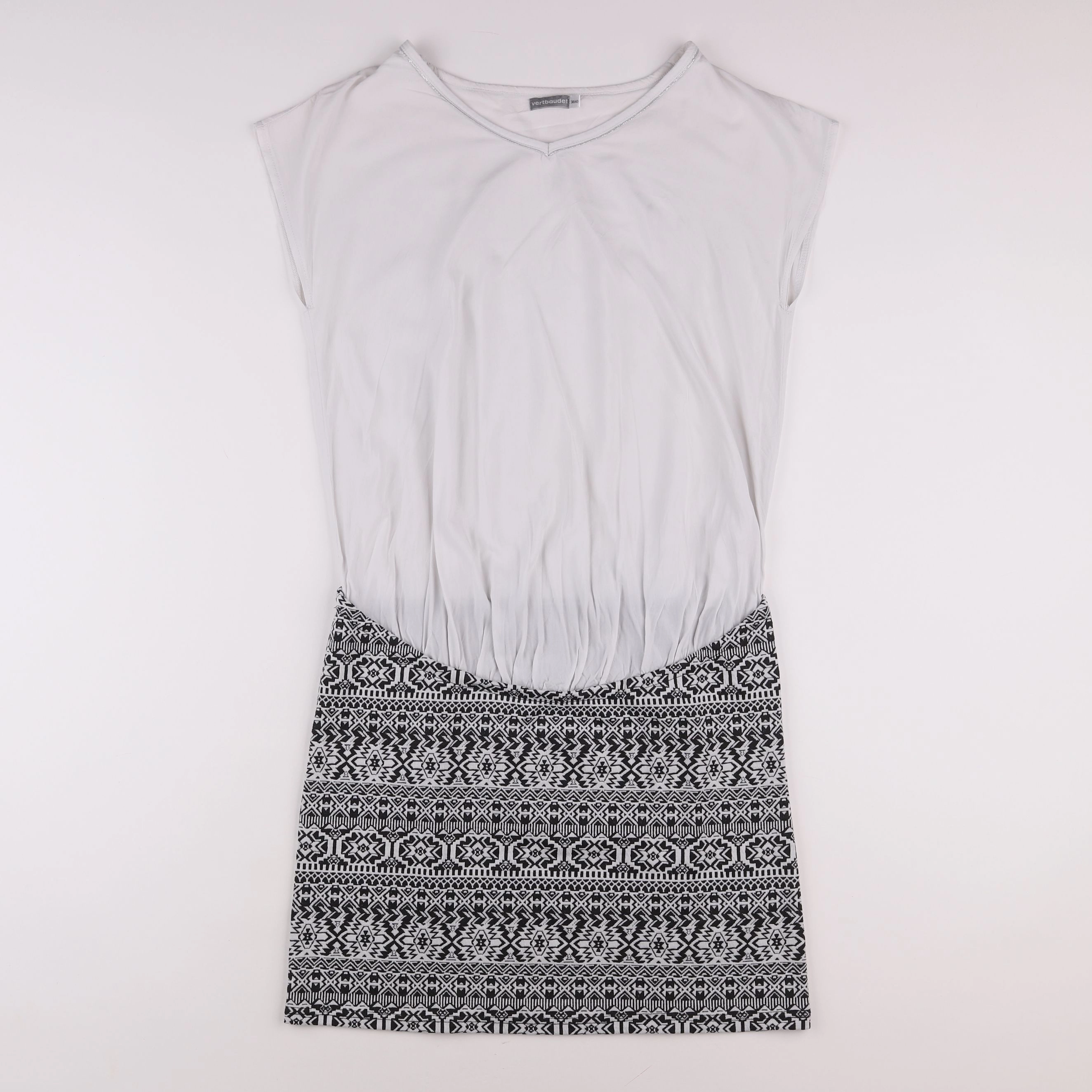 Vertbaudet - robe grossesse blanc, noir - 38 à 40