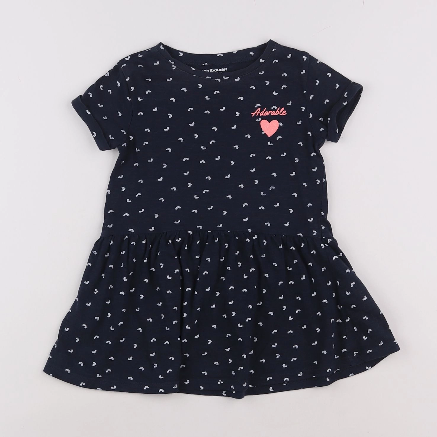 Vertbaudet - robe bleu - 3 ans