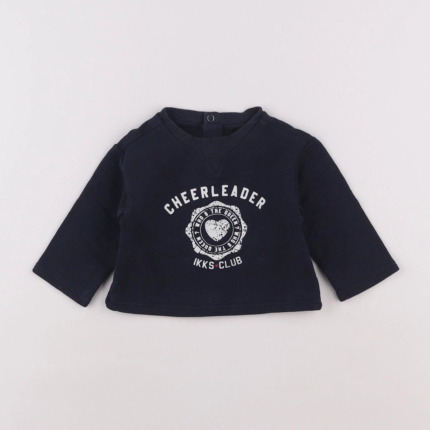 IKKS - sweat bleu - 6 mois