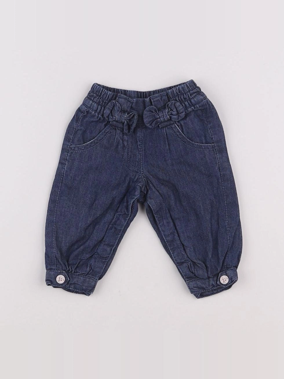 Tape à l'oeil - pantalon bleu - 3 mois