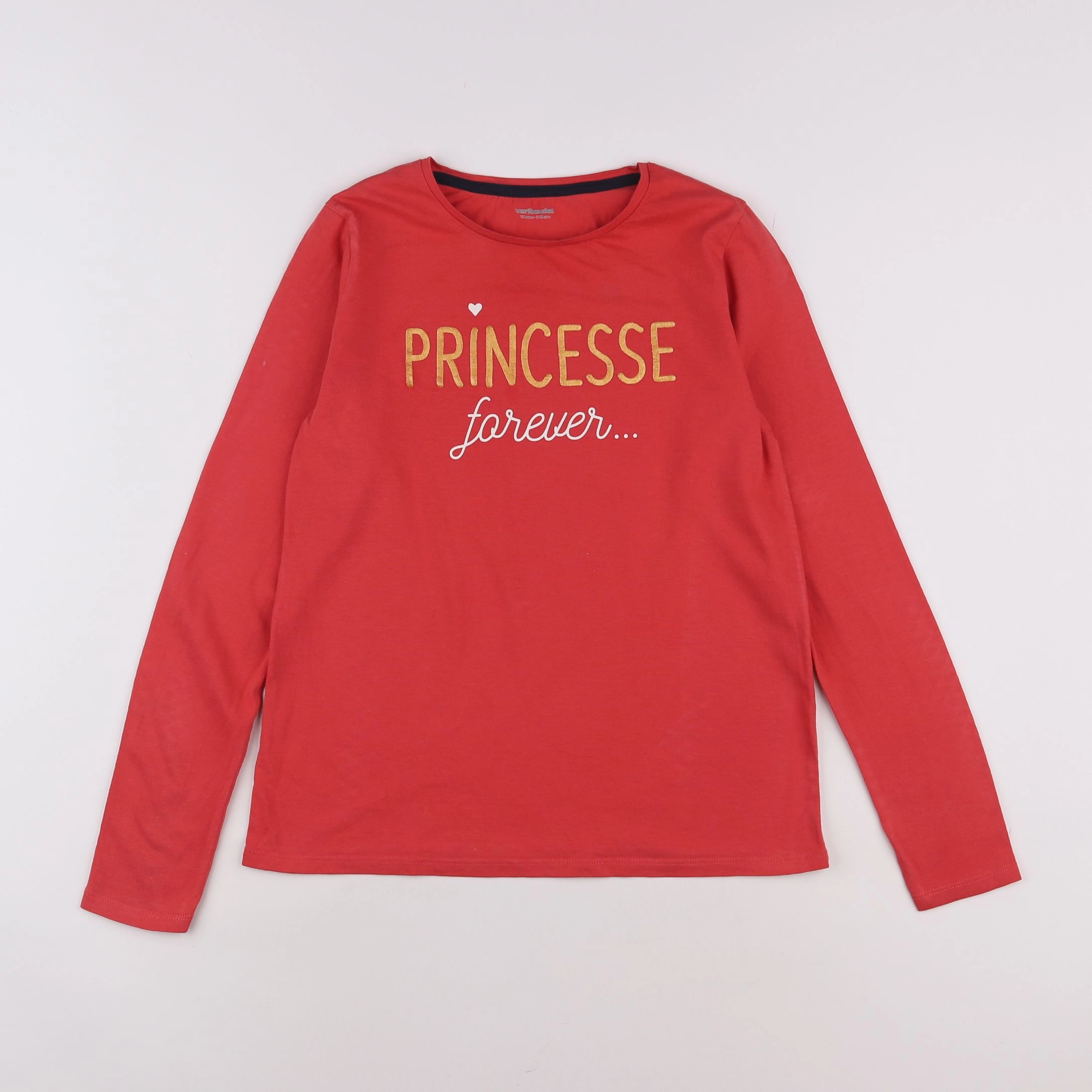 Vertbaudet - tee-shirt rouge - 12 ans